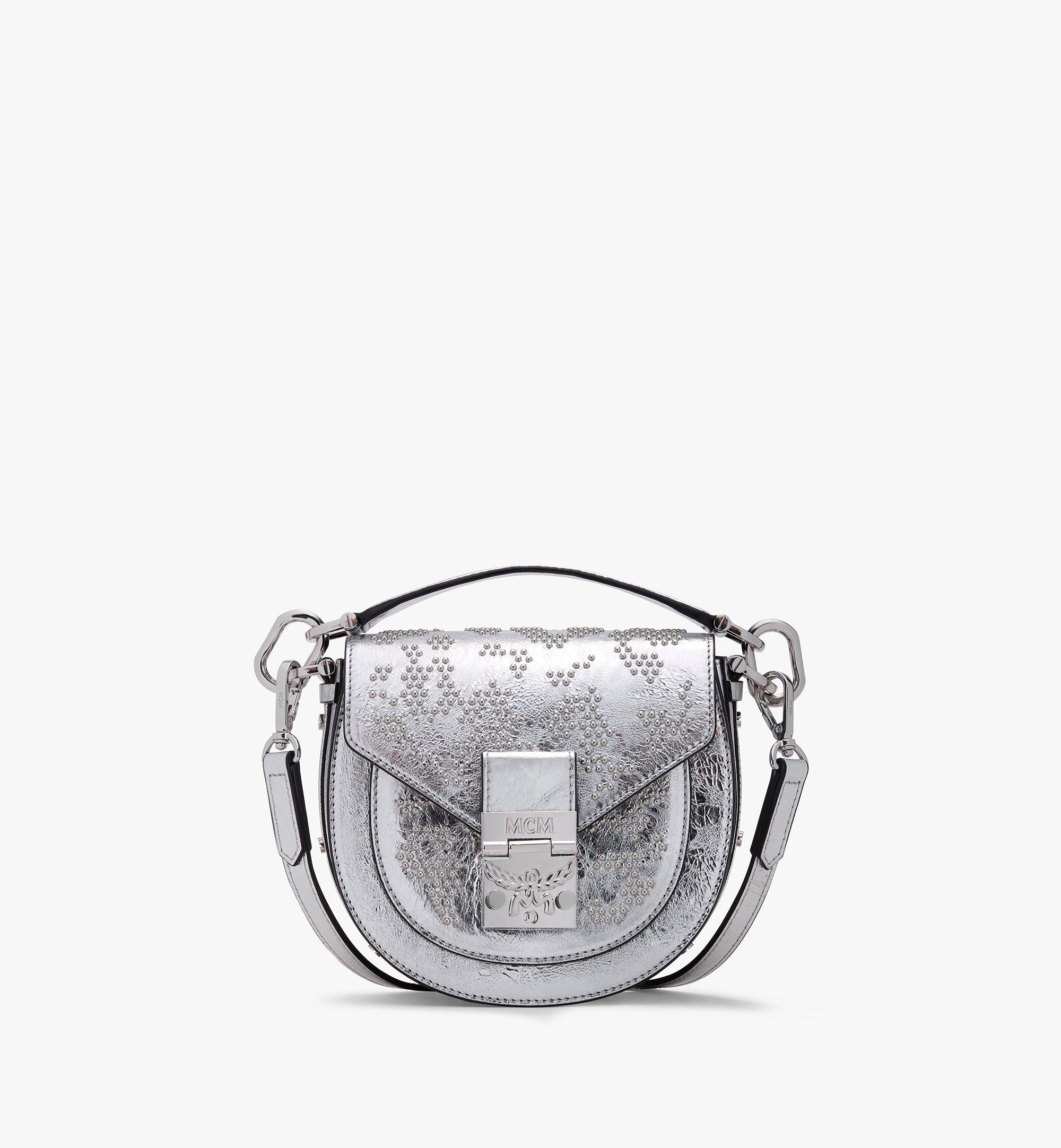 mcm patricia studded bag