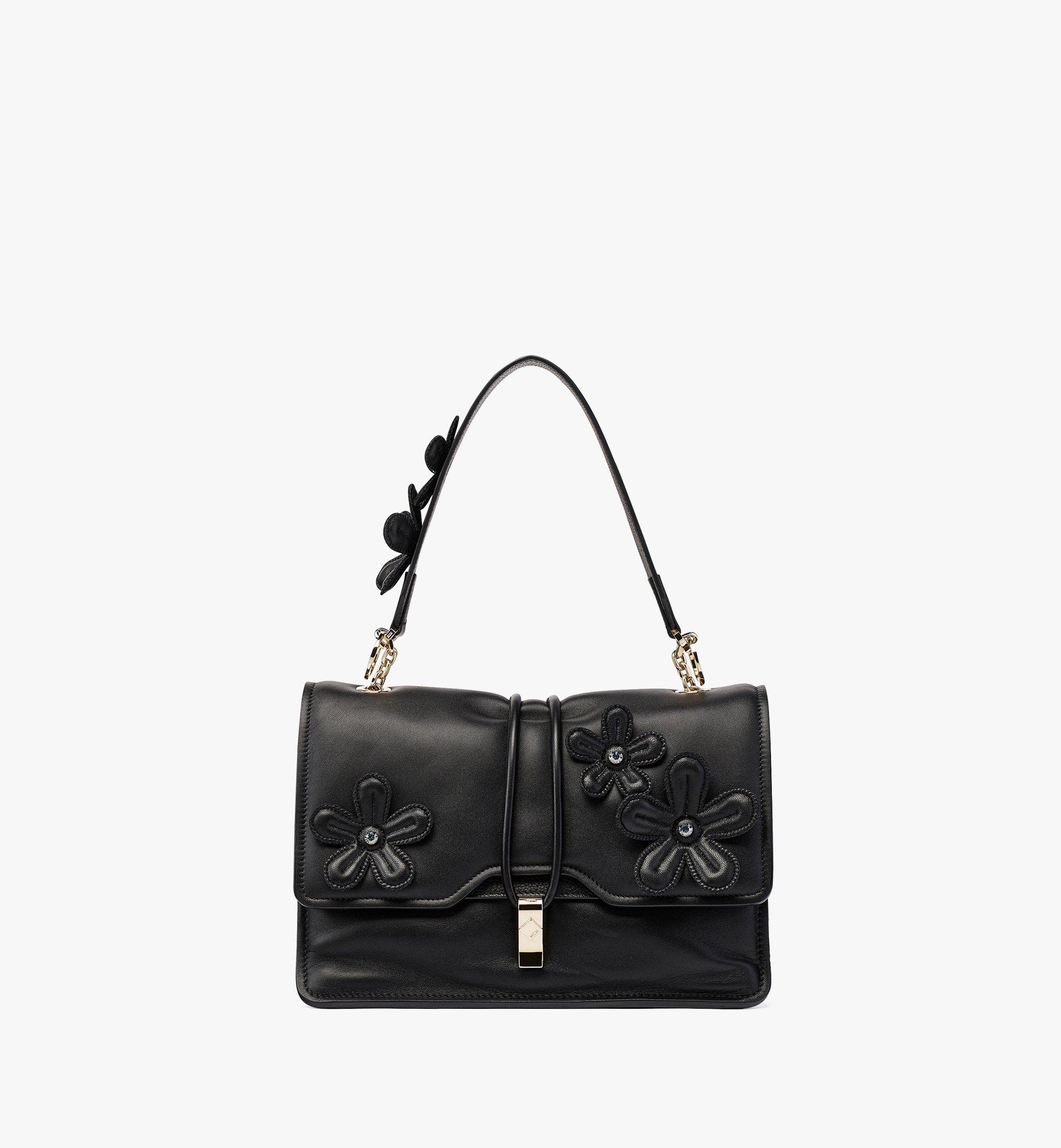 MCM Upcycling Project M Candy Shoulder Bag in Lambskin Nappa Leather Black MWSBAUP02BK001 Alternate View 1