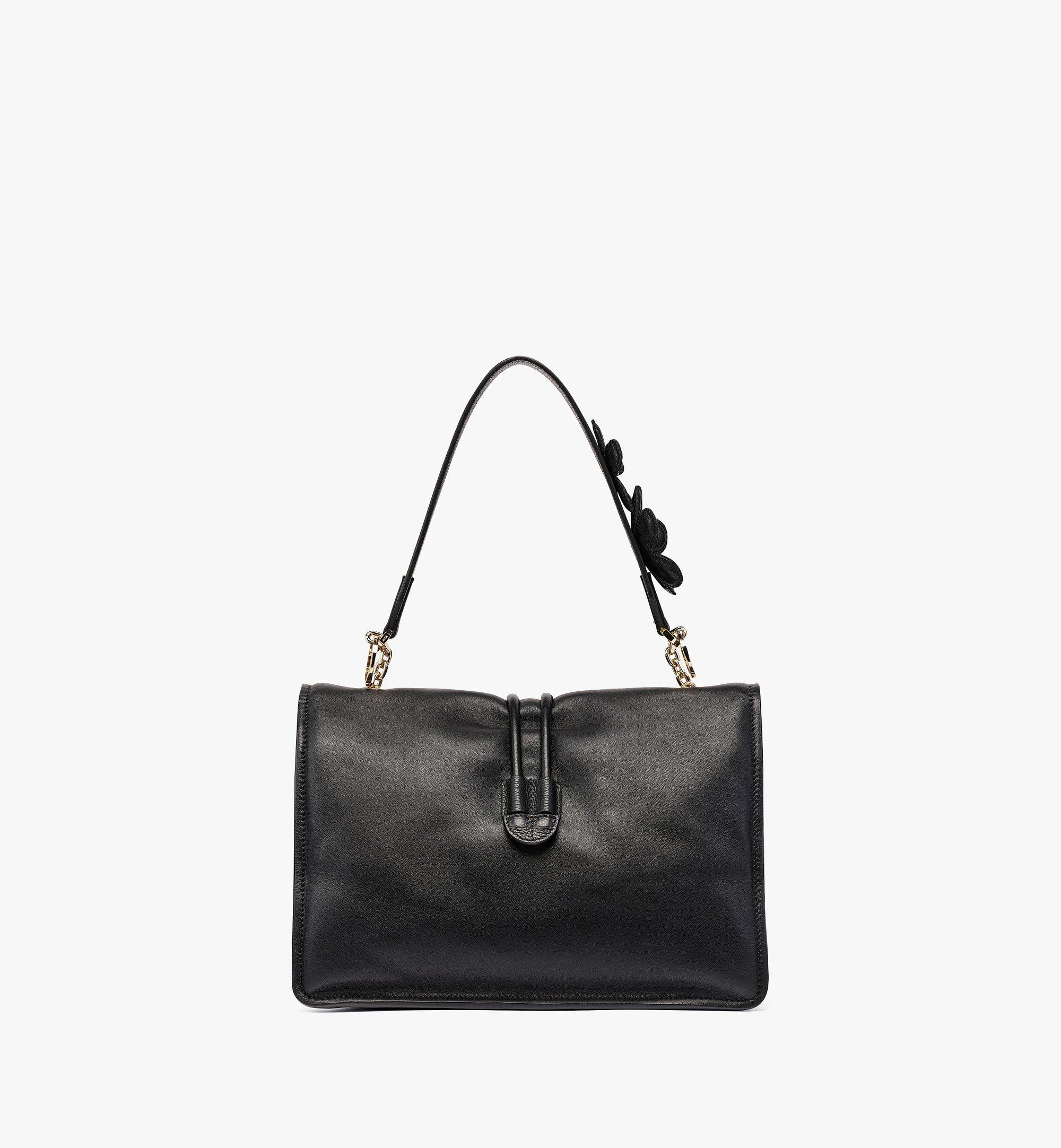MCM Upcycling Project M Candy Shoulder Bag in Lambskin Nappa Leather Black MWSBAUP02BK001 Alternate View 3
