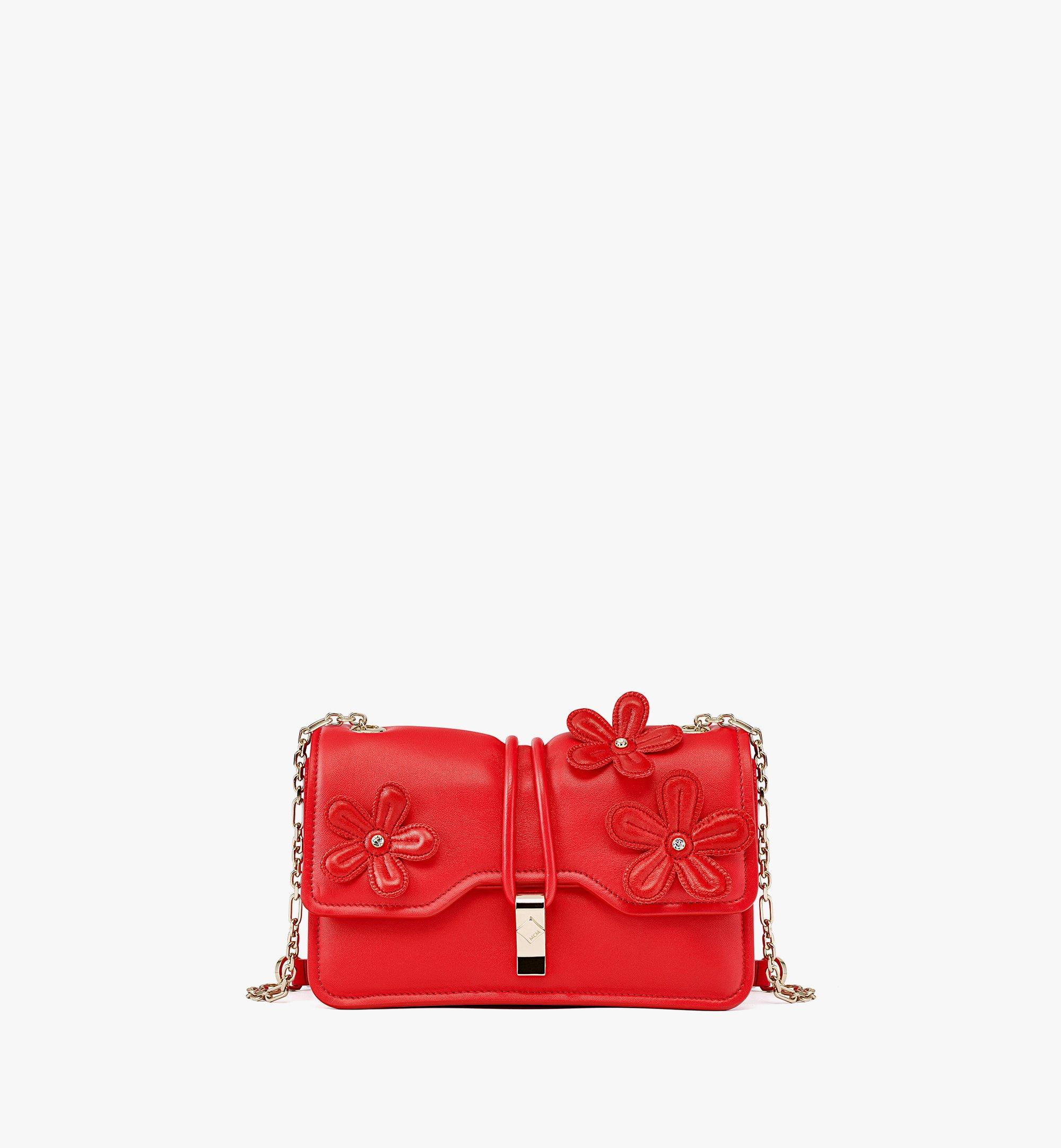 MCM Upcycling Project M Candy Shoulder Bag in Lambskin Nappa Leather Red MWSBAUP03R4001 Alternate View 1