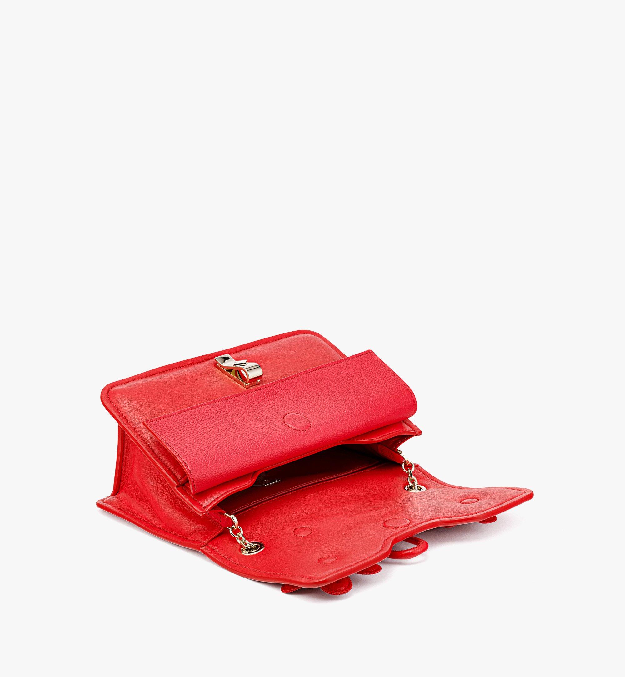MCM Upcycling Project M Candy Shoulder Bag in Lambskin Nappa Leather Red MWSBAUP03R4001 Alternate View 2