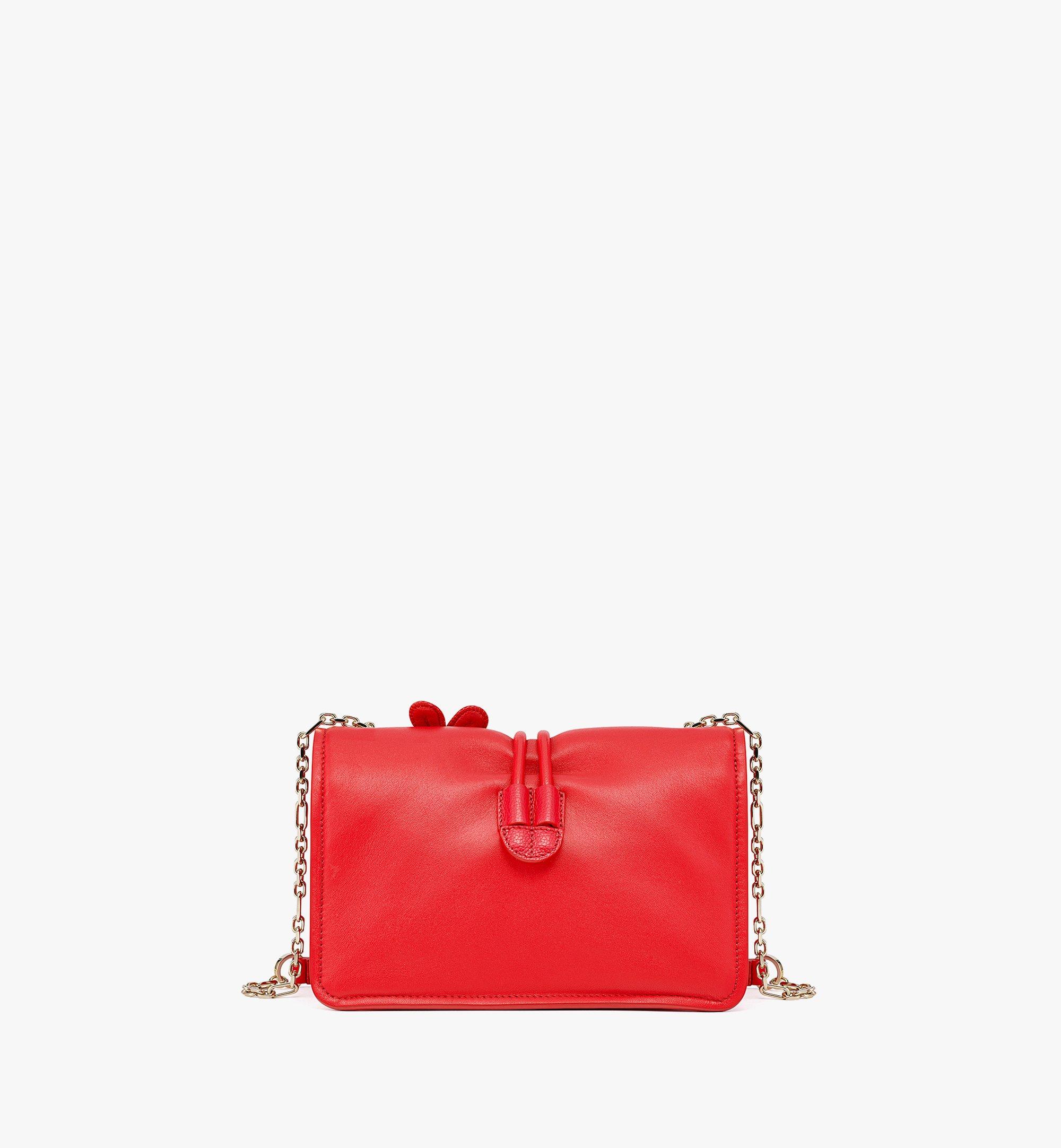 MCM Upcycling Project M Candy Shoulder Bag in Lambskin Nappa Leather Red MWSBAUP03R4001 Alternate View 3