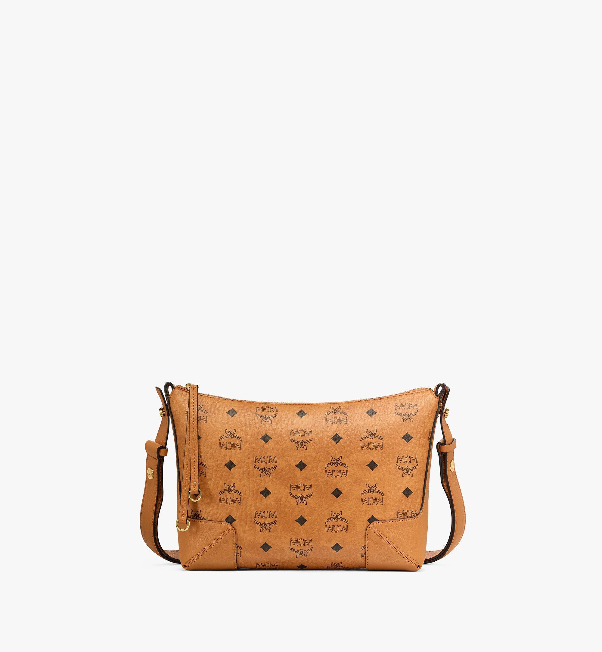 Medium Aren Shoulder Bag in Visetos Cognac | MCM ®UK