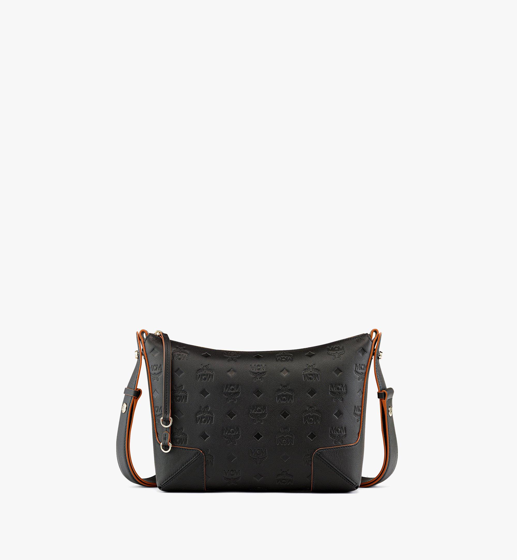 Aren Embossed Monogram Leather 肩背包