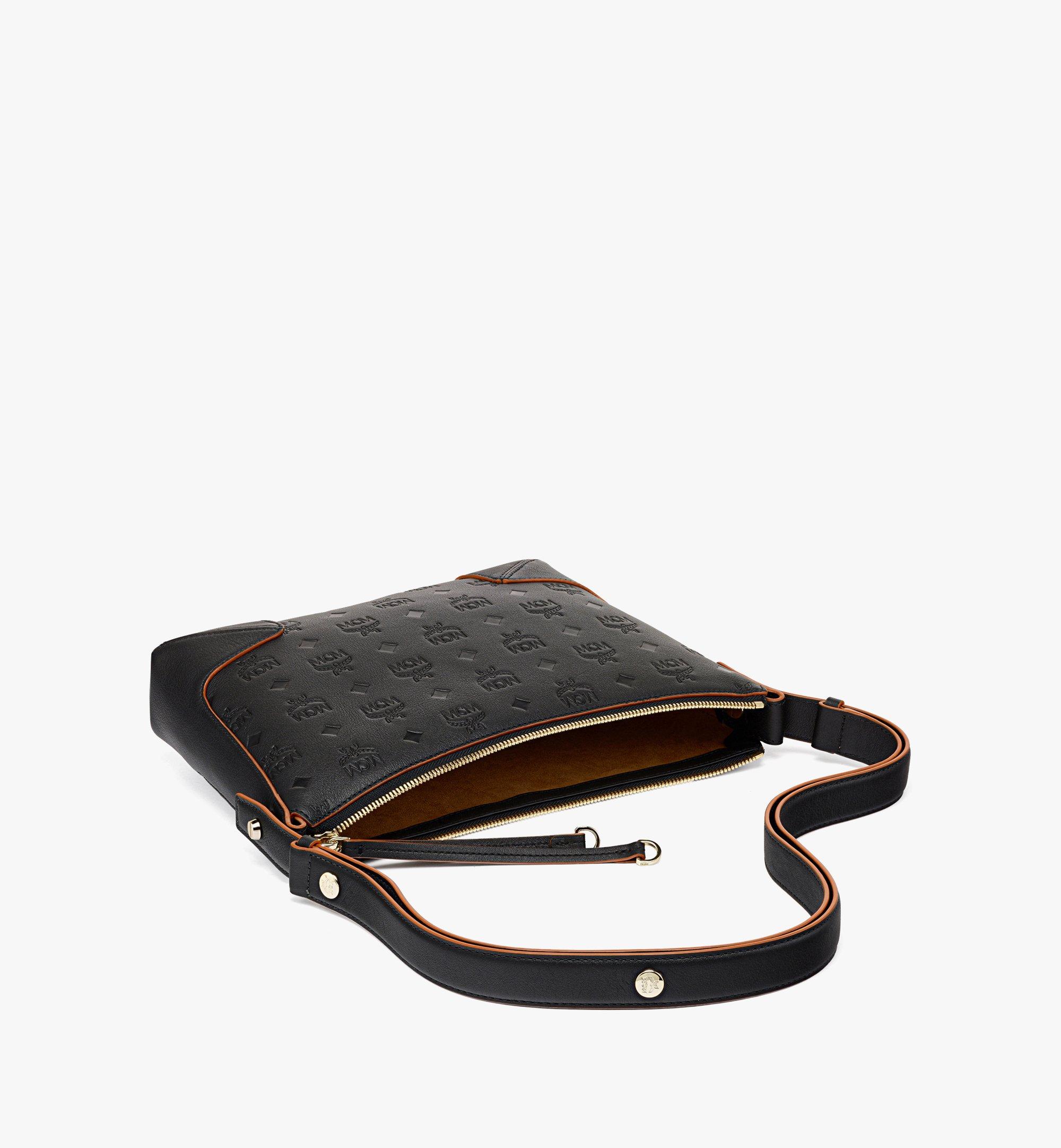Medium Aren Shoulder Bag in Monogram Leather Black | MCM ®MY