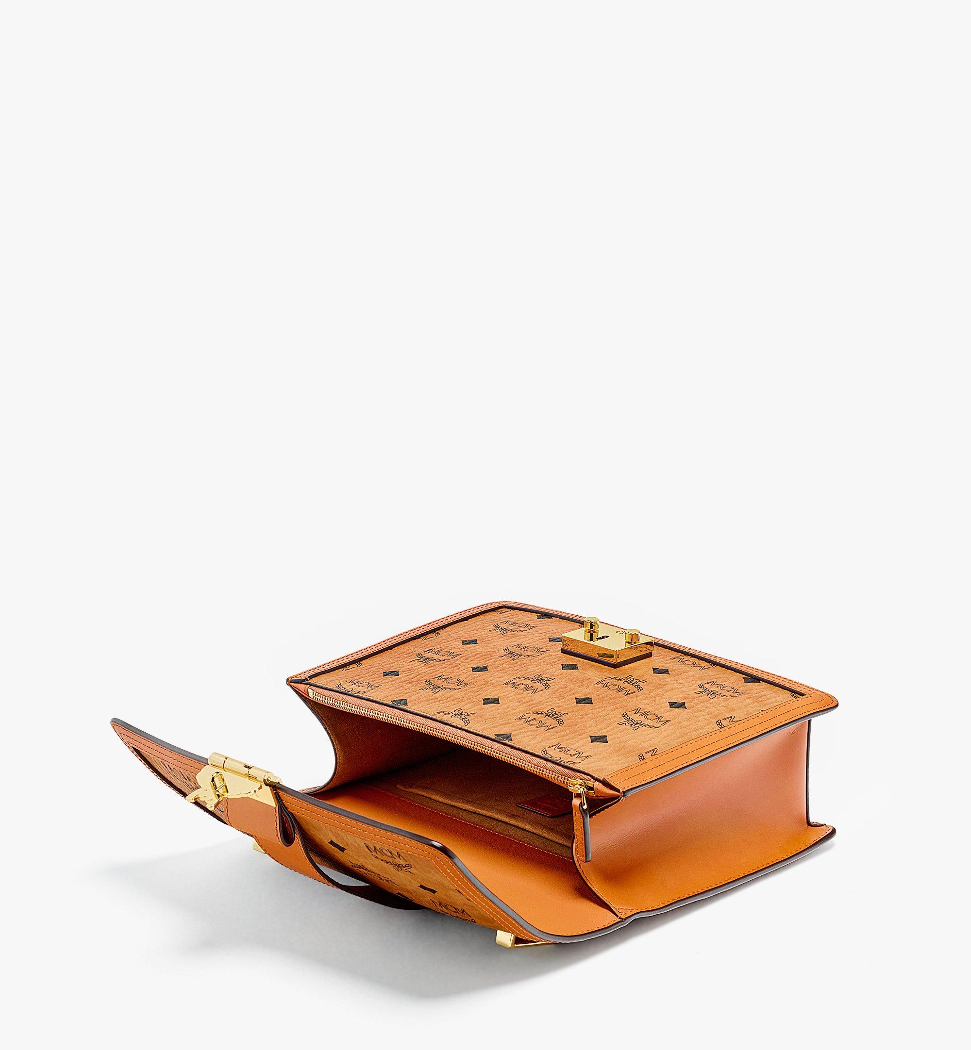 Medium Tracy Crossbody in Visetos Cognac