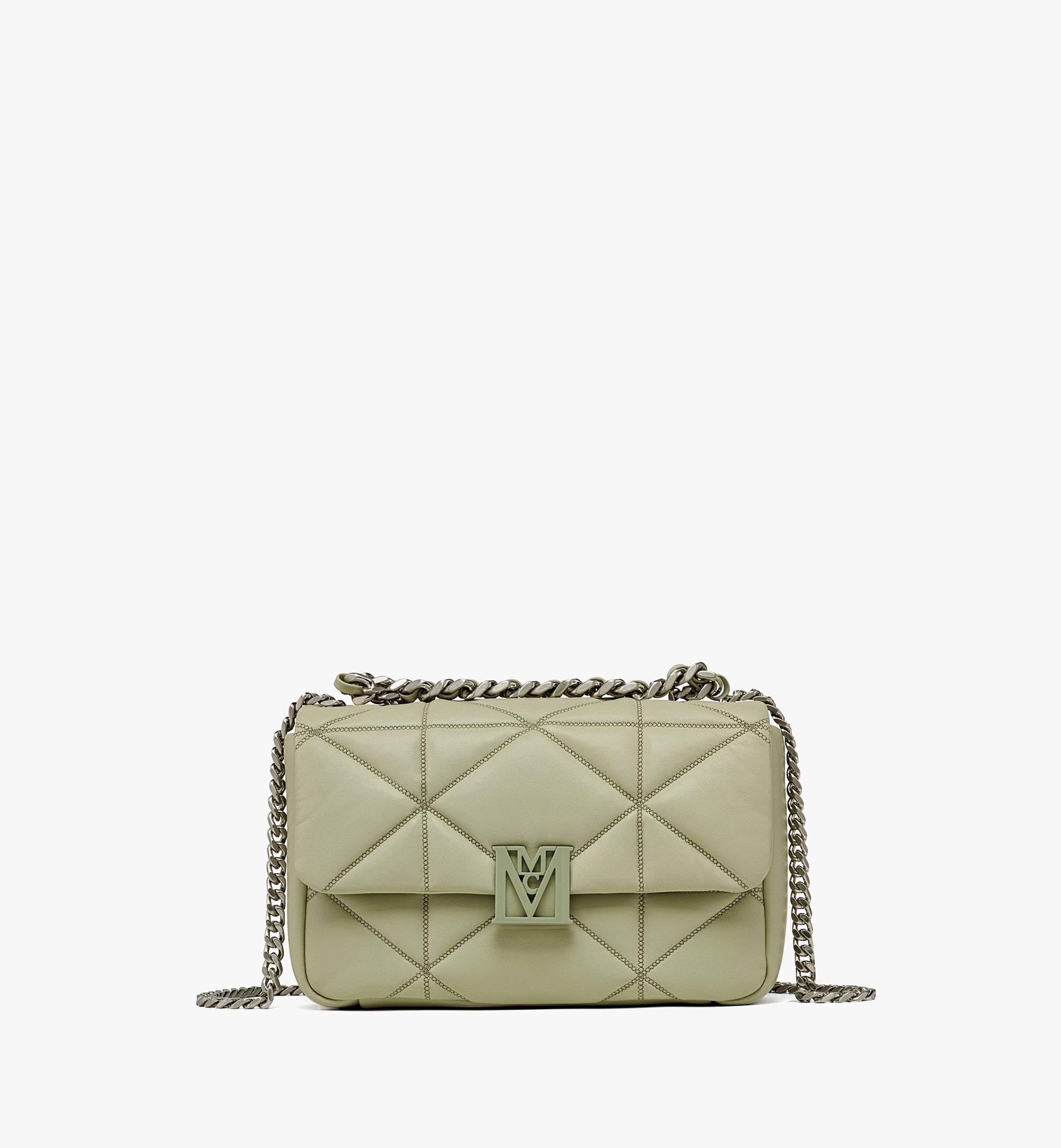 Travia Shoulder Bag in Cloud Quilted Leather