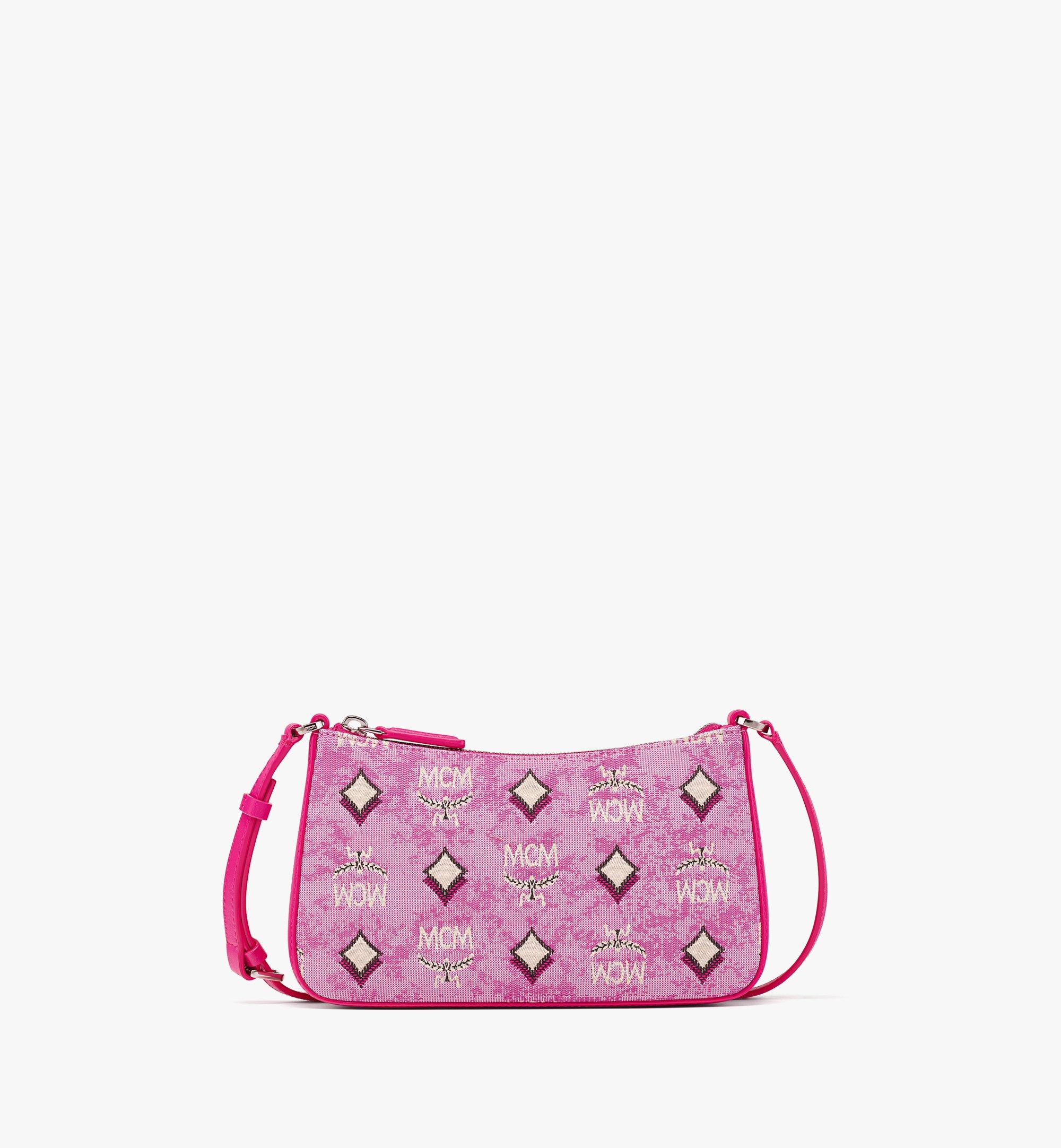 Mcm pink crossbody purse sale