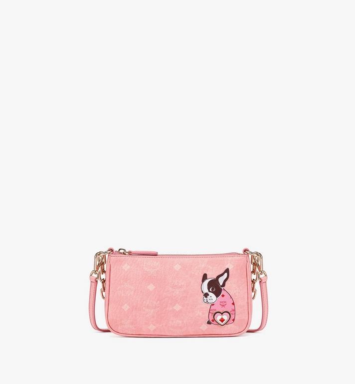 Mini Aren Shoulder Bag in Valentine's Day Visetos Pink | MCM ®CN