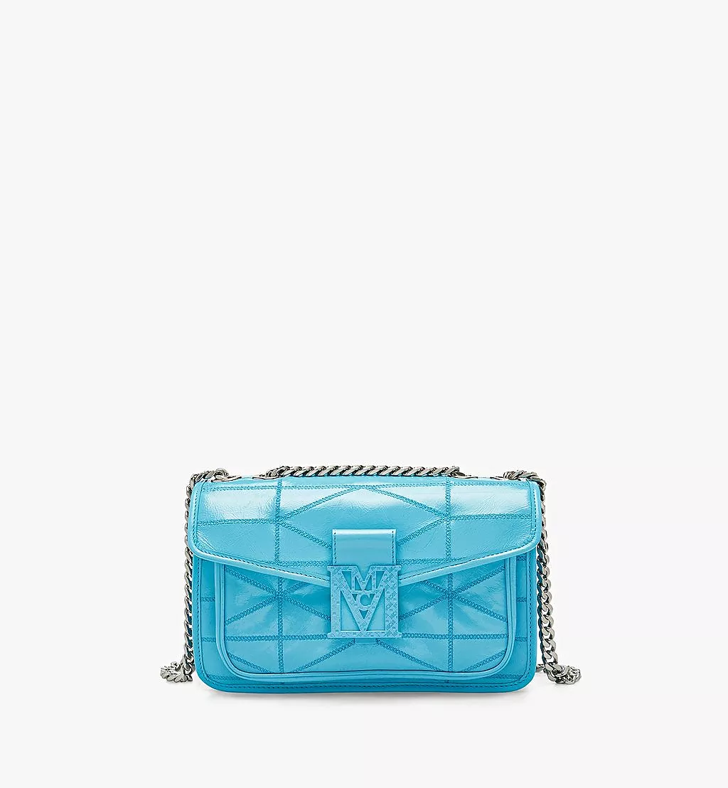mcmworldwide.com | Travia Quilted Shoulder Bag in Crushed Leather