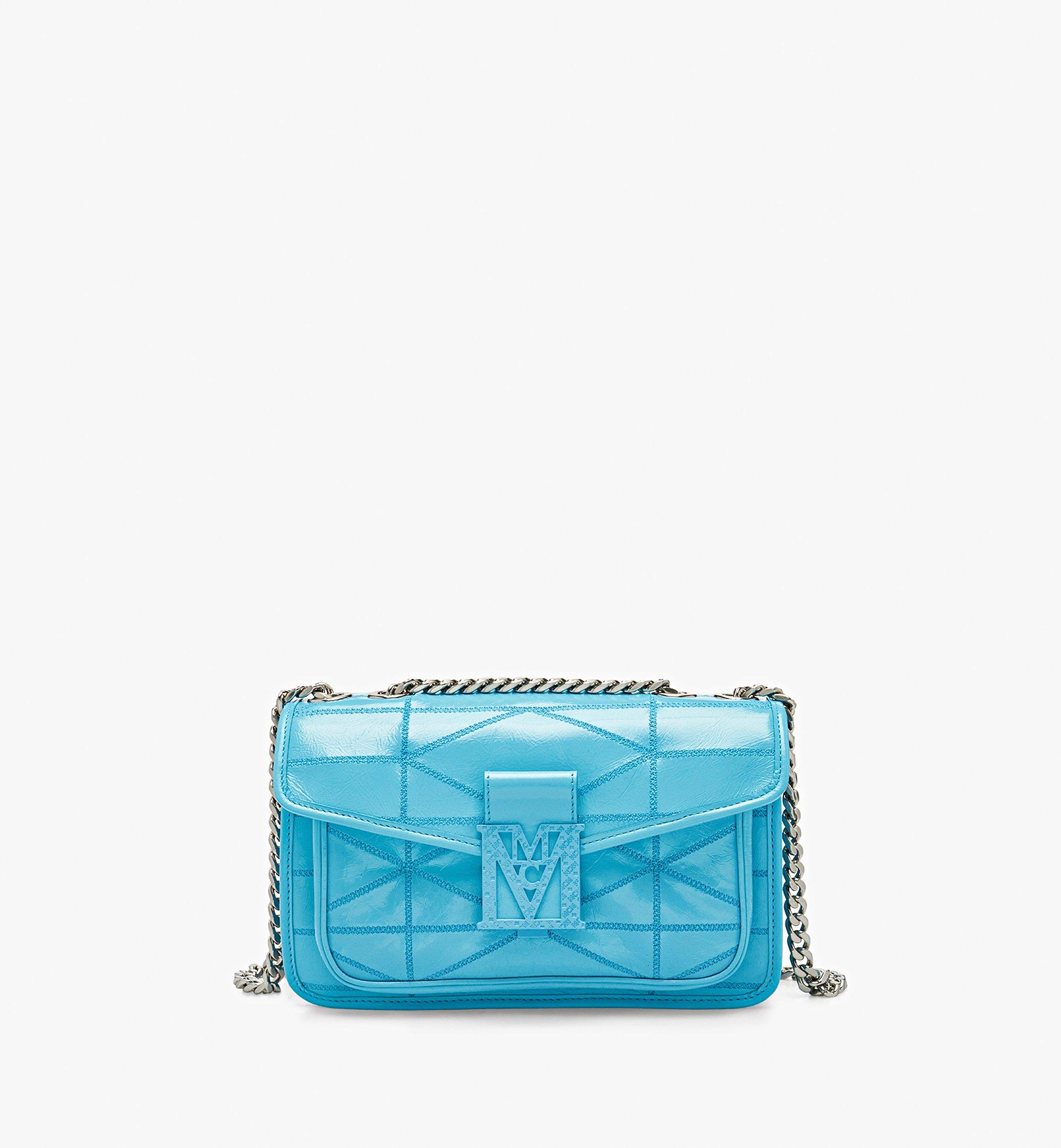 Travia Schultertasche aus gestepptem Knautschleder
