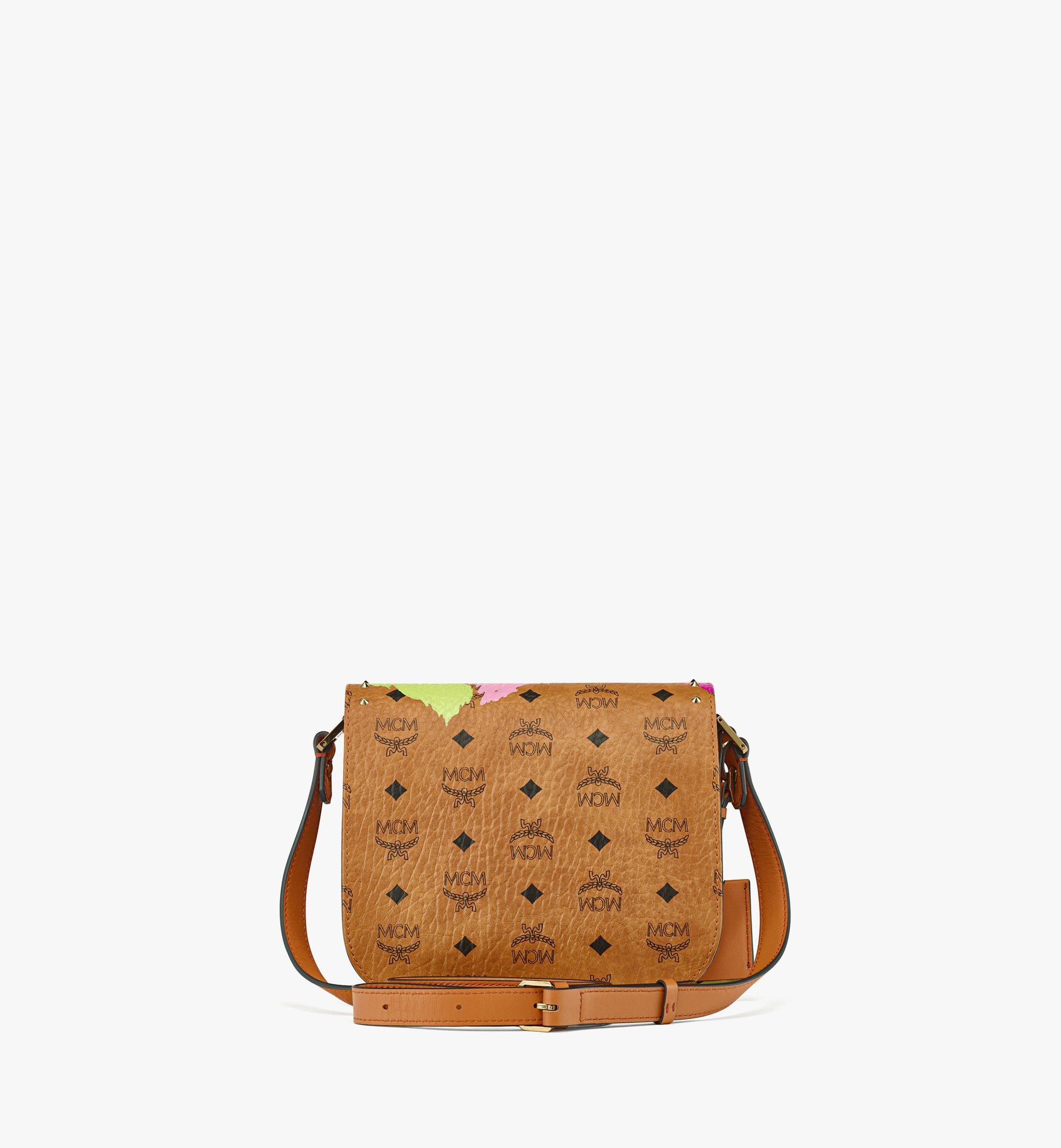 MCM Upcycling Project Tracy Shoulder Bag in Visetos Cognac MWSCSUP07CO001 Alternate View 3