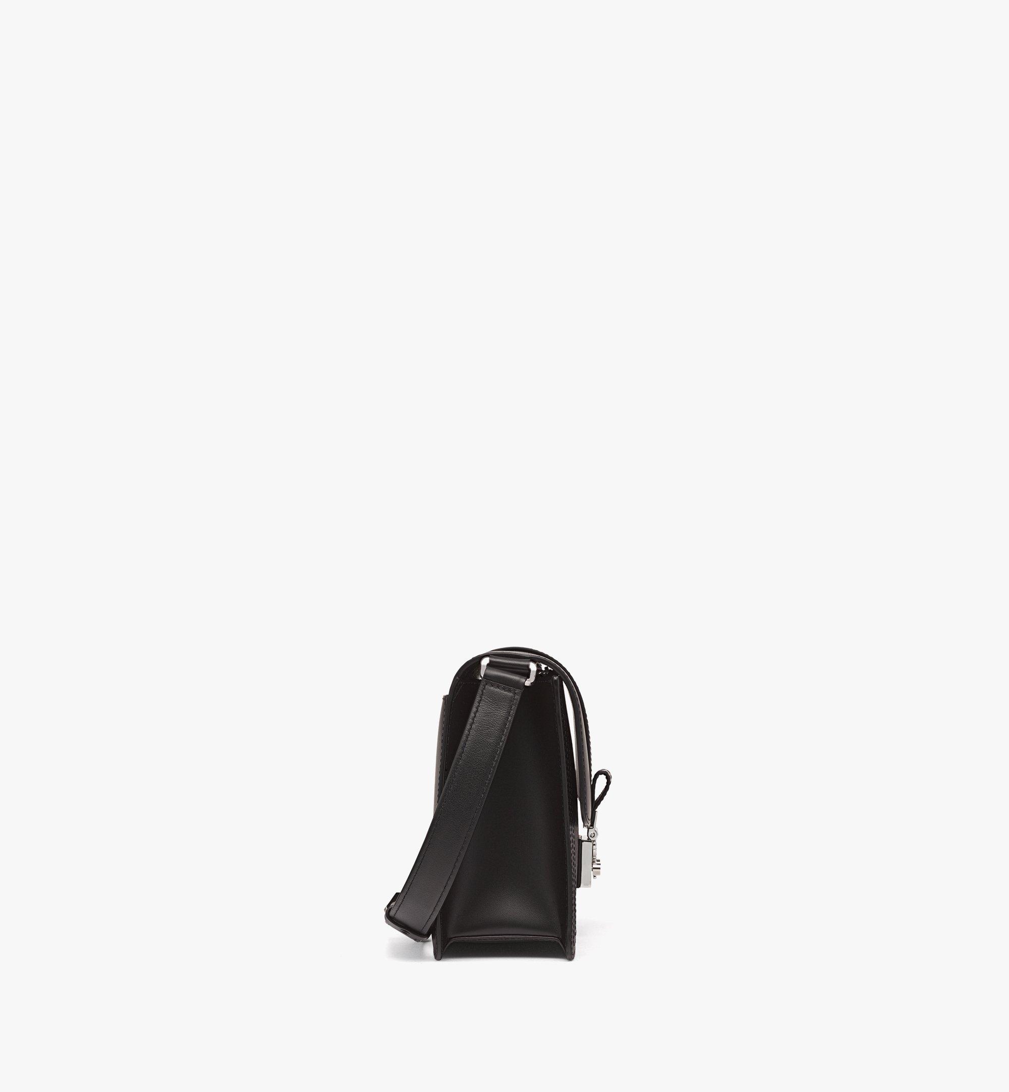 MCM Tracy Shoulder Bag in Visetos Leather Mix Black MWSCSXT01BK001 Alternate View 1