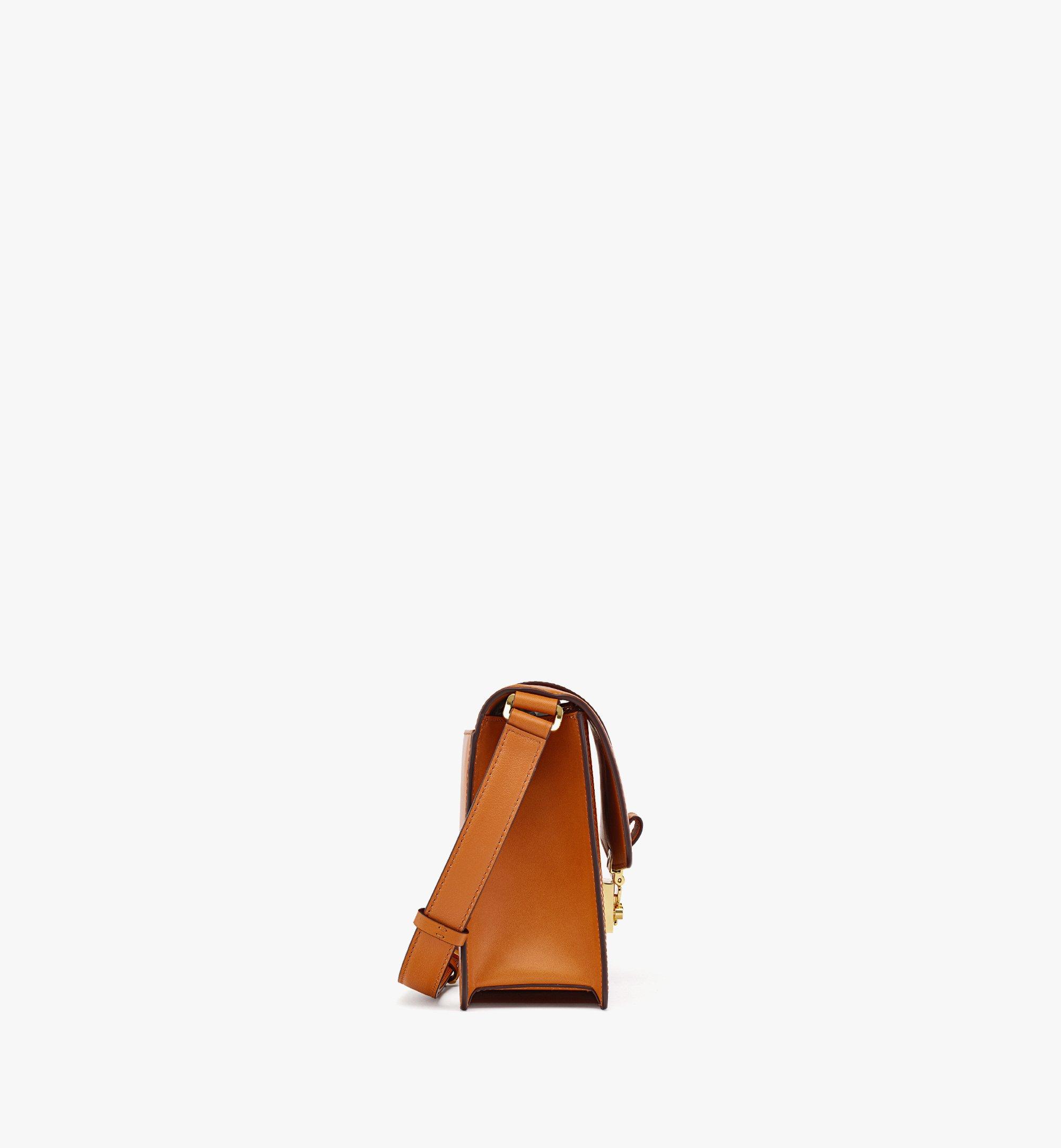 Medium Tracy Shoulder Bag in Visetos Cognac