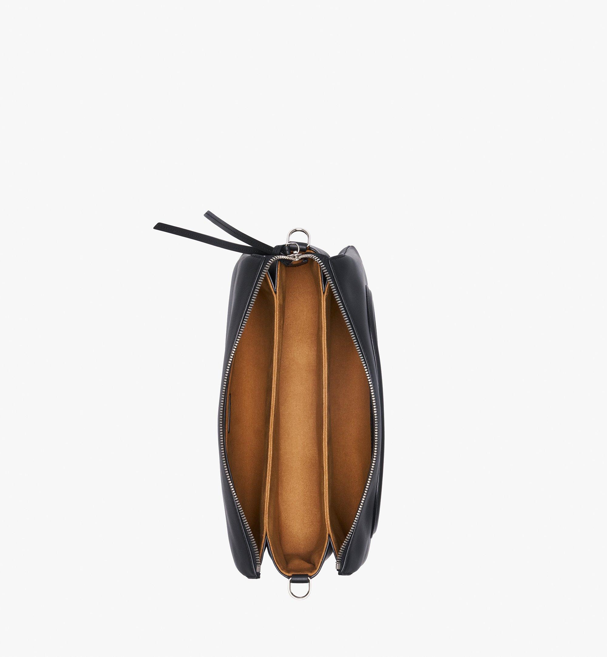 Small Mode Travia Shoulder Bag in Spanish Calf Leather Black MCM ®TH