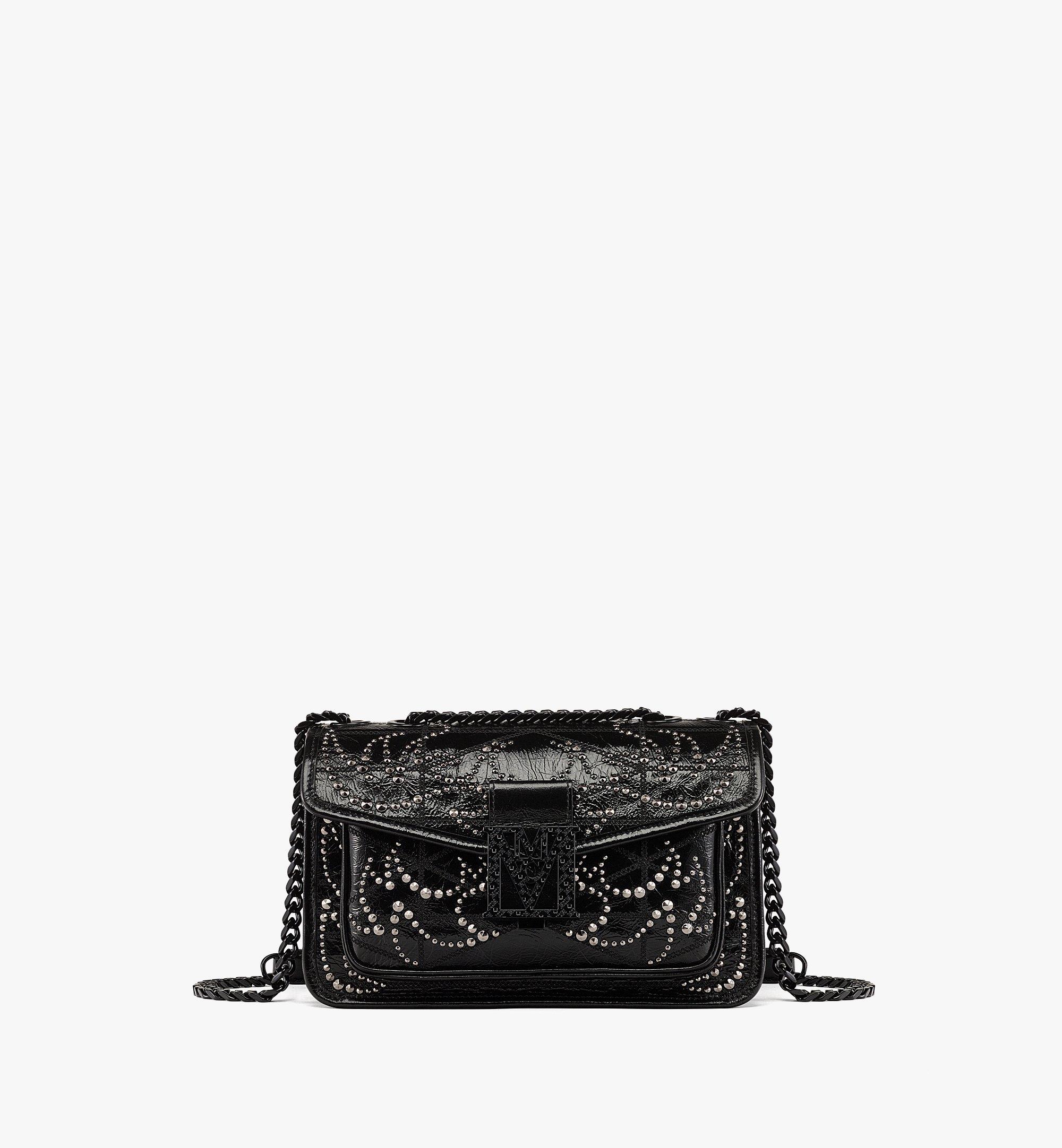 STUDDED SHOULDER BAG - Black