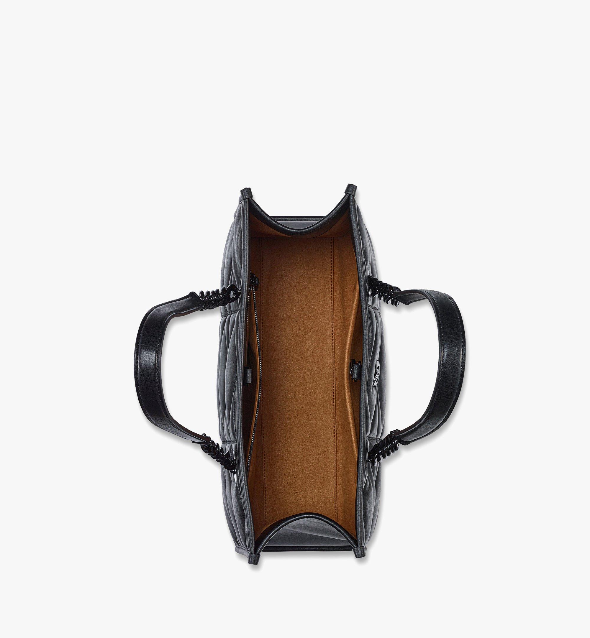 MCM Travia 雲朵絎縫小羊皮肩背包 Black MWSDALM03BK001 更多視圖 2