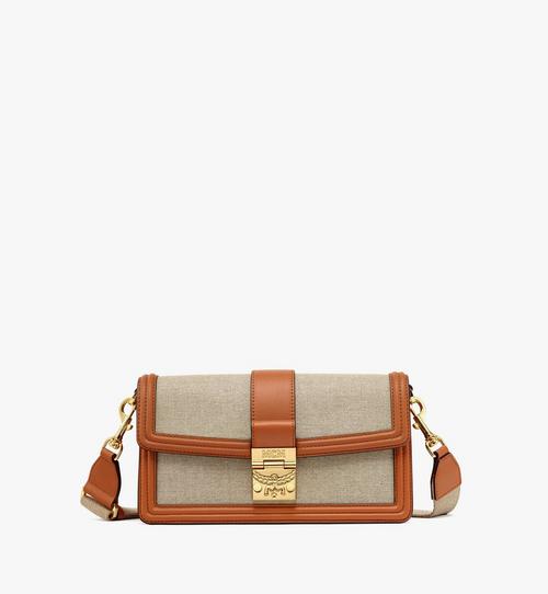 Tracy Shoulder Bag in Linen Leather Mix