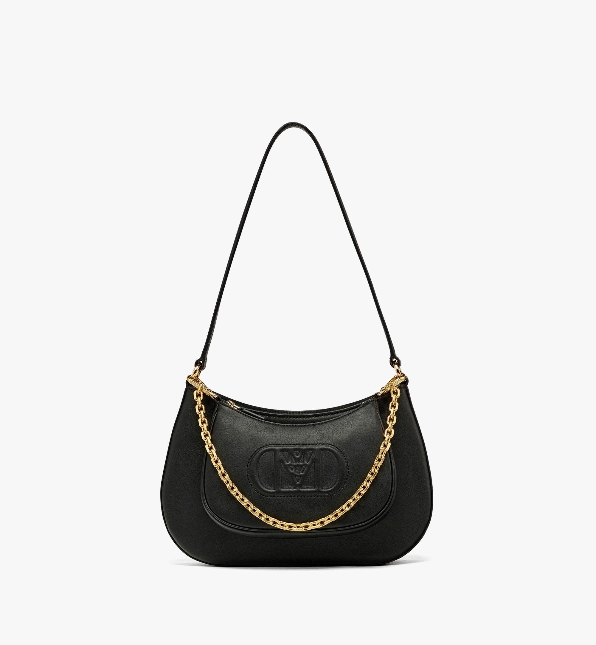 Mcm black shoulder bag on sale