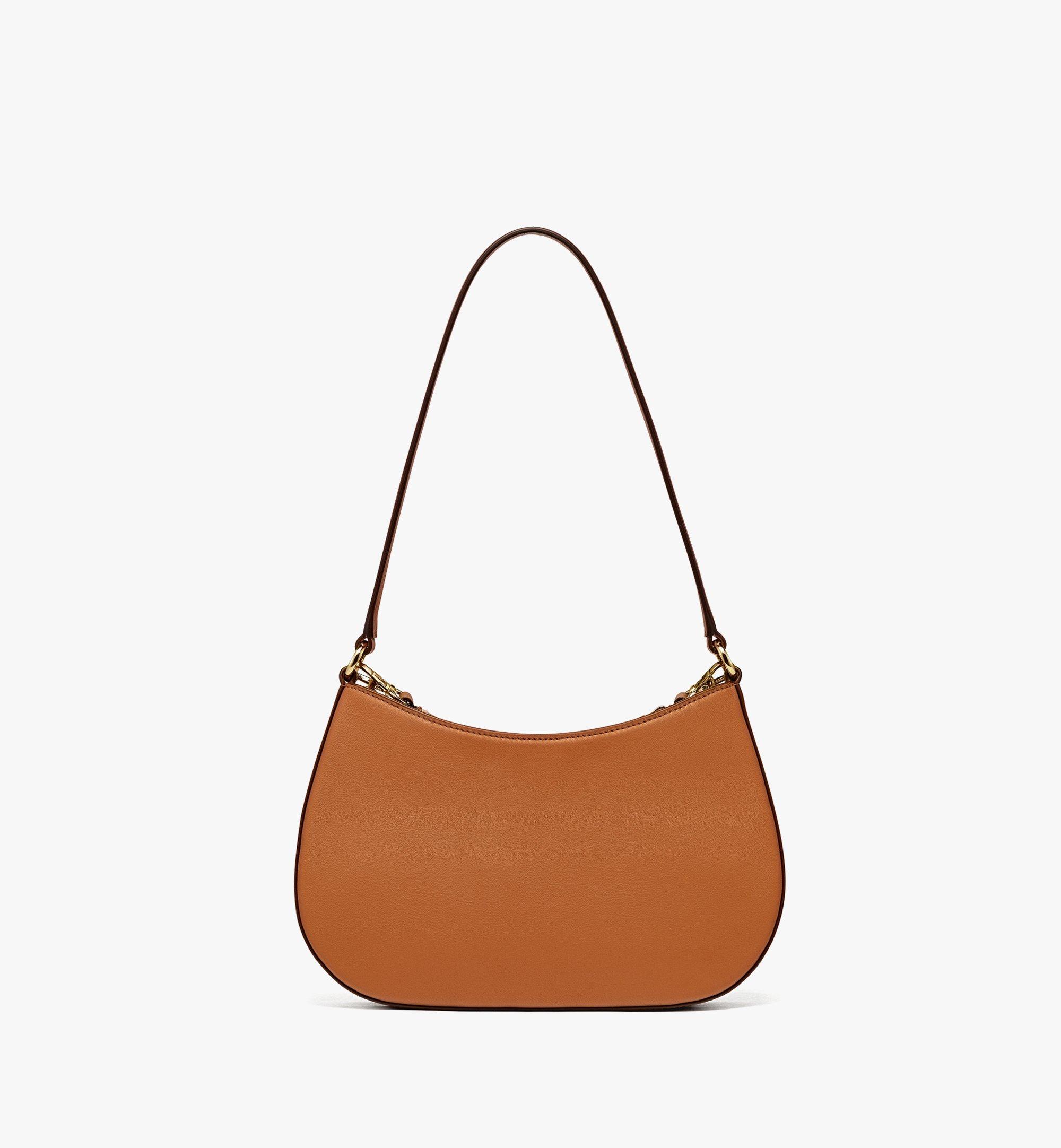 MCM Mode Travia Shoulder Bag in Spanish Nappa Leather Cognac MWSDSLD03CO001 Alternate View 3