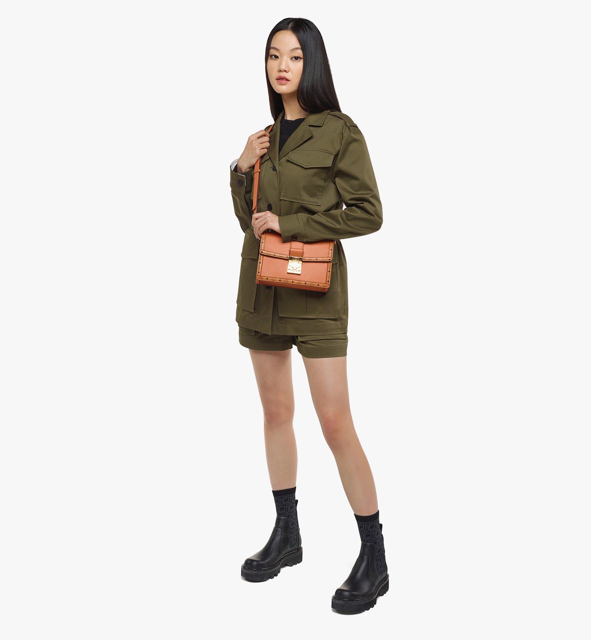 MCM 〈トレイシー〉ショルダーバッグ - レザー ヴィセトス ミックス Cognac MWSDSXT02CO001 ほかの角度から見る 2