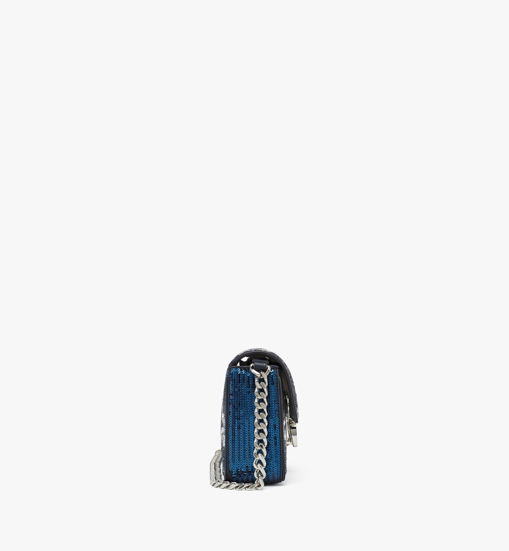 Himmel Shoulder Bag in Sequin Monogram Leather