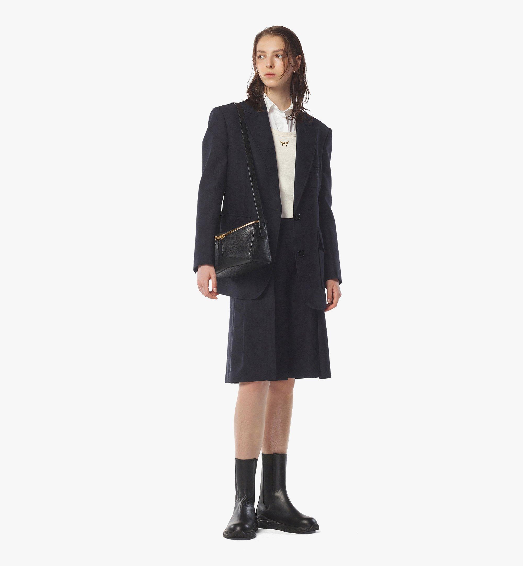 MCM Diamant 3D Shoulder Bag in Goatskin Leather Black MWSEAAK02BK001 Alternate View 2