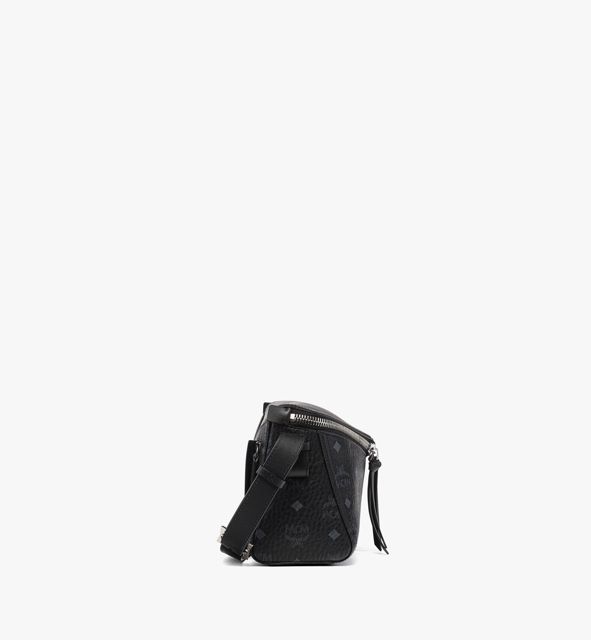 MCM Diamant 3D Shoulder Bag in Visetos Leather Mix Black MWSEAAK04BK001 Alternate View 2