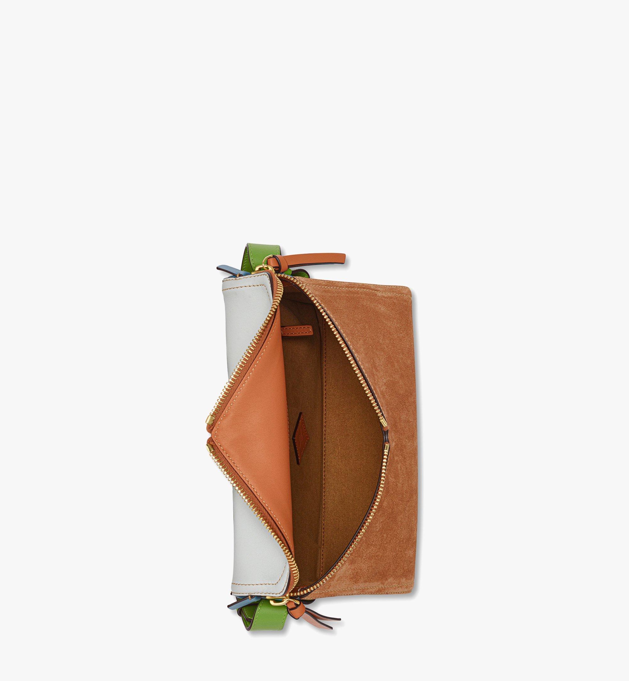 MCM Sac porté épaule Diamant 3D en daim et cuir de veau Multi MWSEAAK08MT001 Plus de photos 3