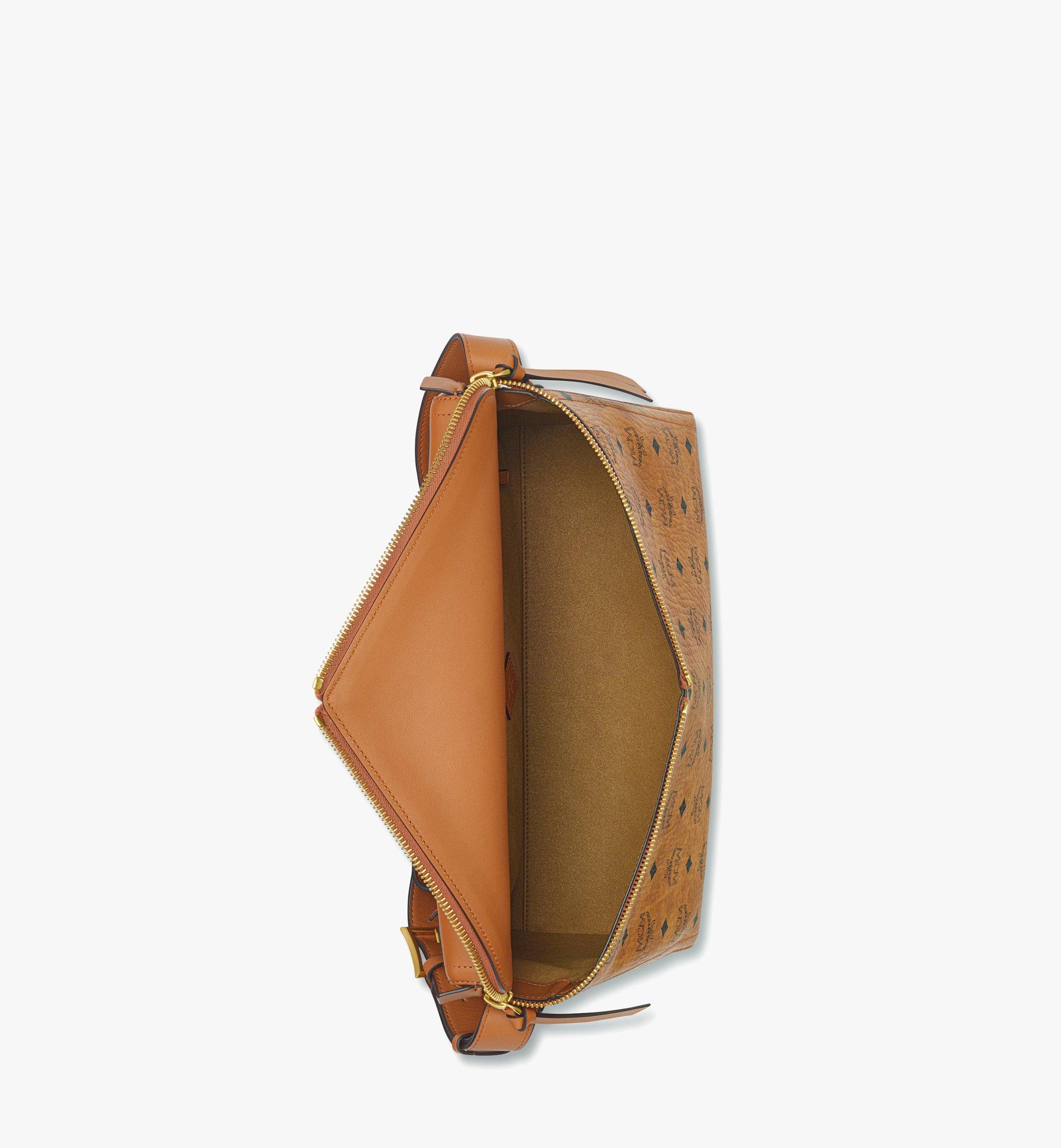 セール 一番安い Medium Diamant 3D Shoulder Bag in Visetos Leather Mix Cognac バッグ