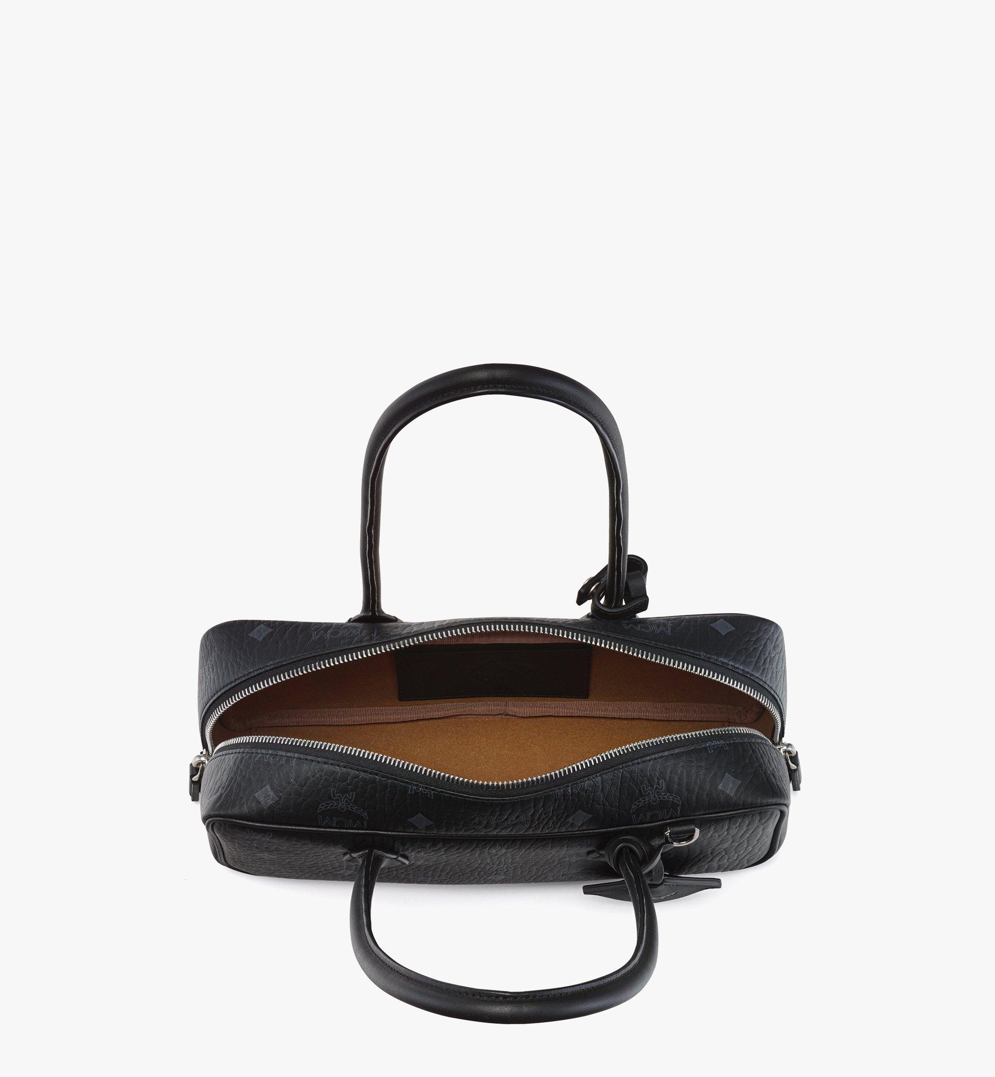 MCM Aren East West Shoulder Bag in Visetos Black MWSGATA01BK001 Alternate View 2