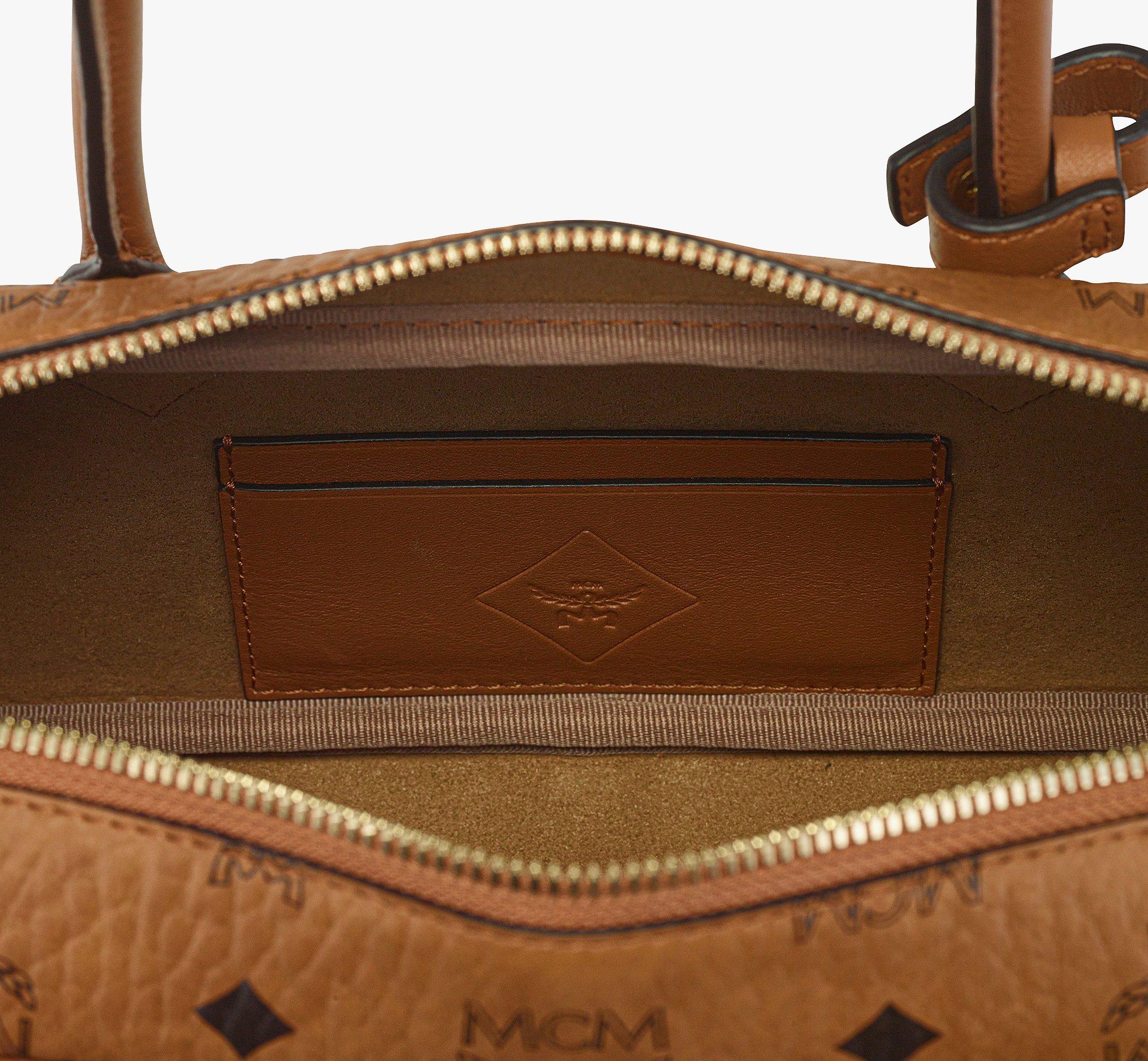 MCM Aren East West Shoulder Bag in Visetos Cognac MWSGSTA02CO001 Alternate View 5