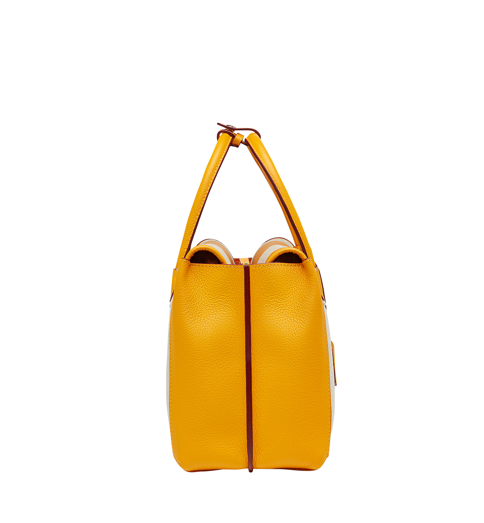 MCM Neo Milla Tote in Canvas Yellow MWT8SMA69YX001 Alternate View 2