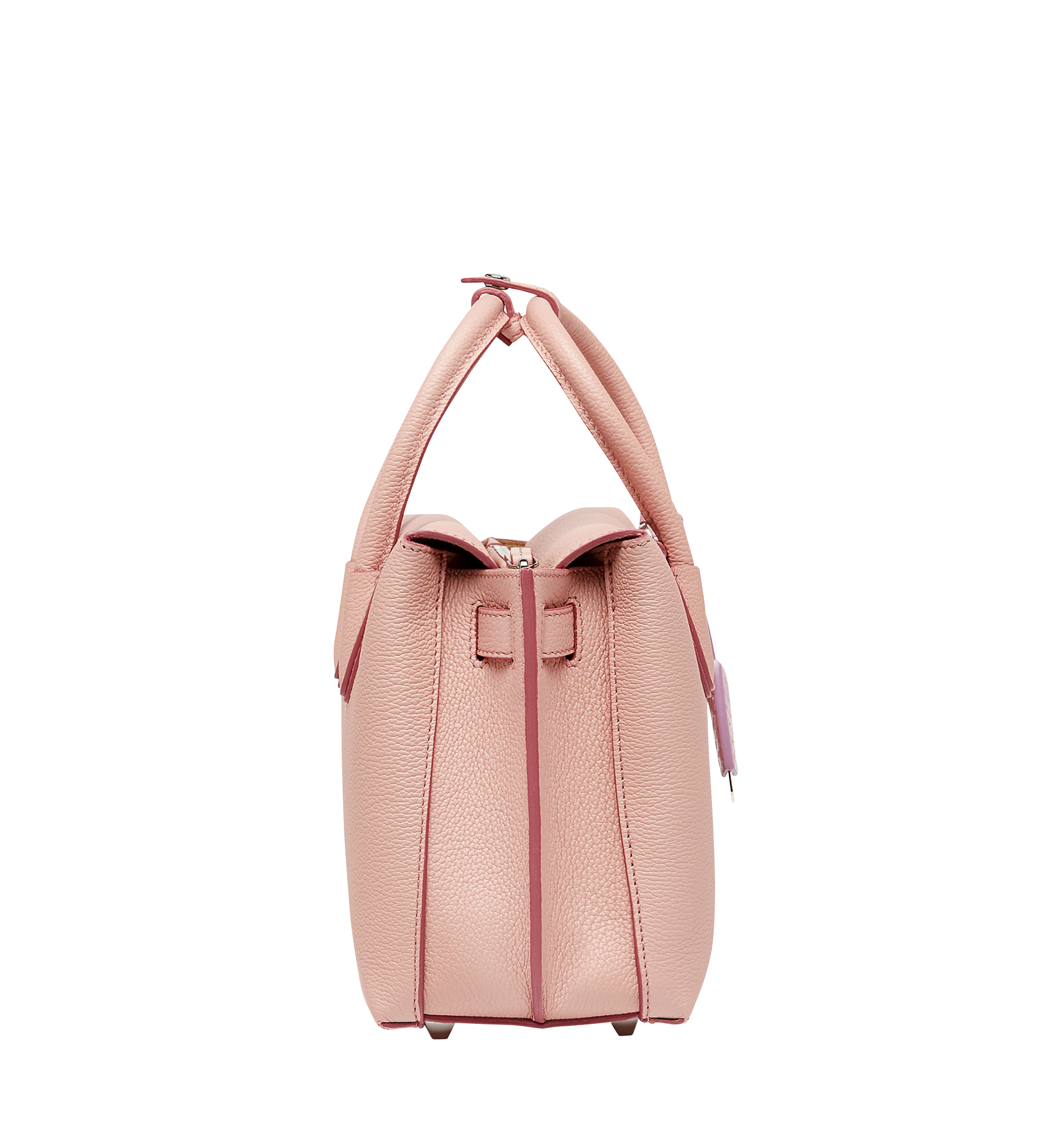 Small Milla Tote in Grained Leather Pink | MCM ®UK