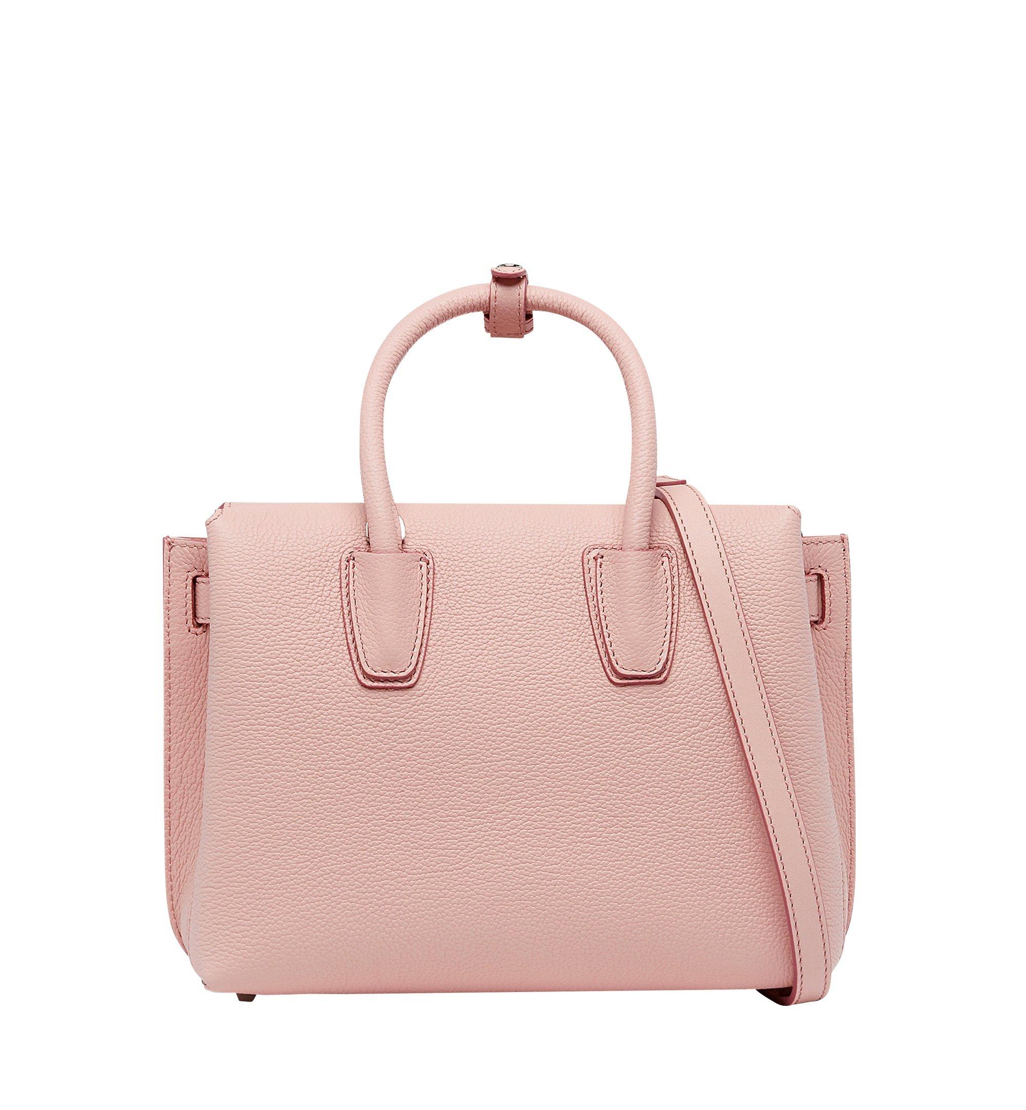 MCM Milla Mini Tote Bag In Blush Pink Park Avenue Leather