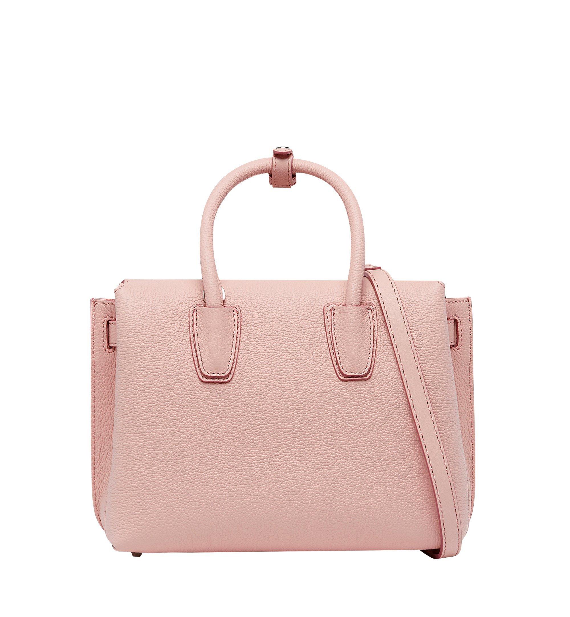 MCM Milla Tote in Grained Leather Pink MWT8SMA93PV001 Alternate View 3