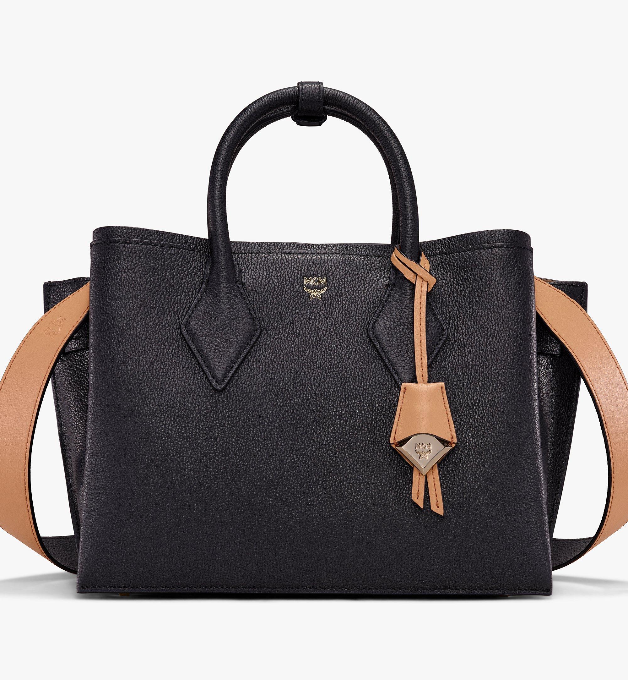 MCM Neo Milla Tote in Park Ave Leather Black MWT9AMA96BK001 Alternate View 1