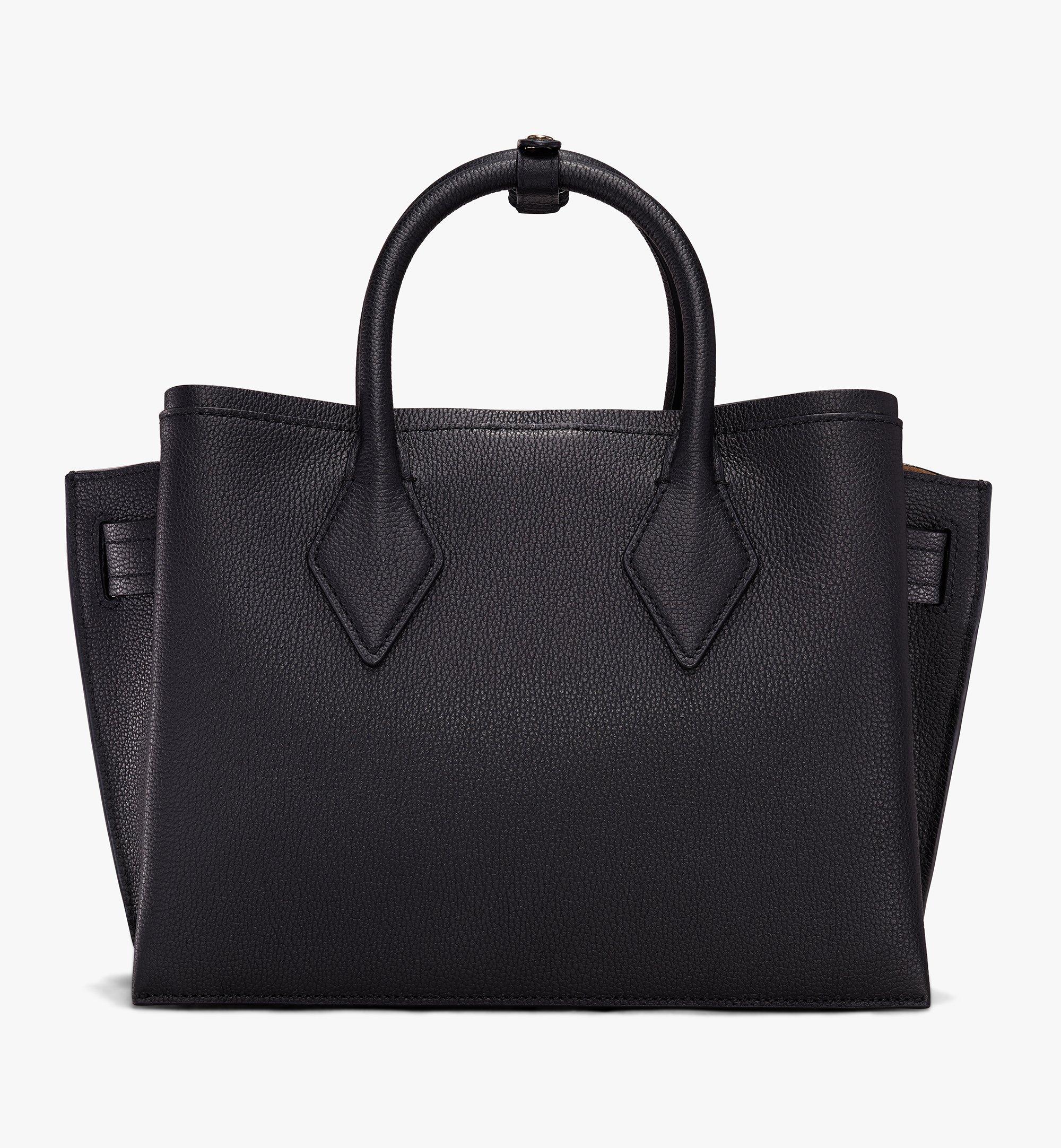 MCM Neo Milla Tote in Park Ave Leather Black MWT9AMA96BK001 Alternate View 2