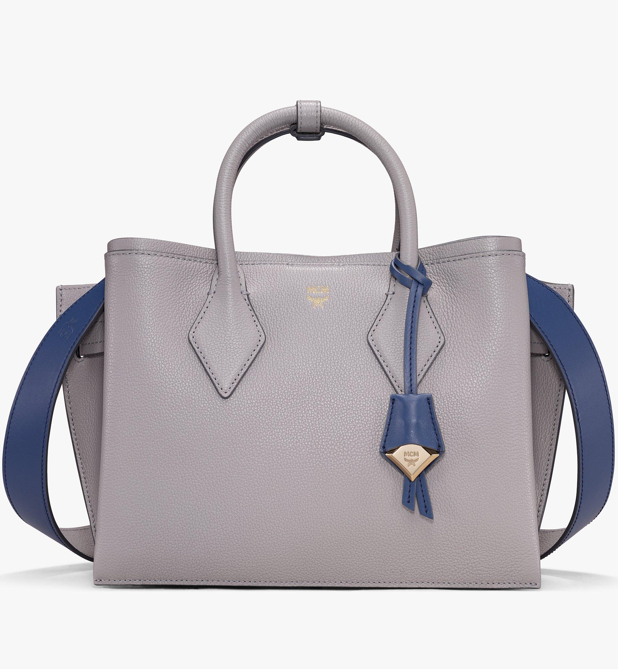 mcm grey tote