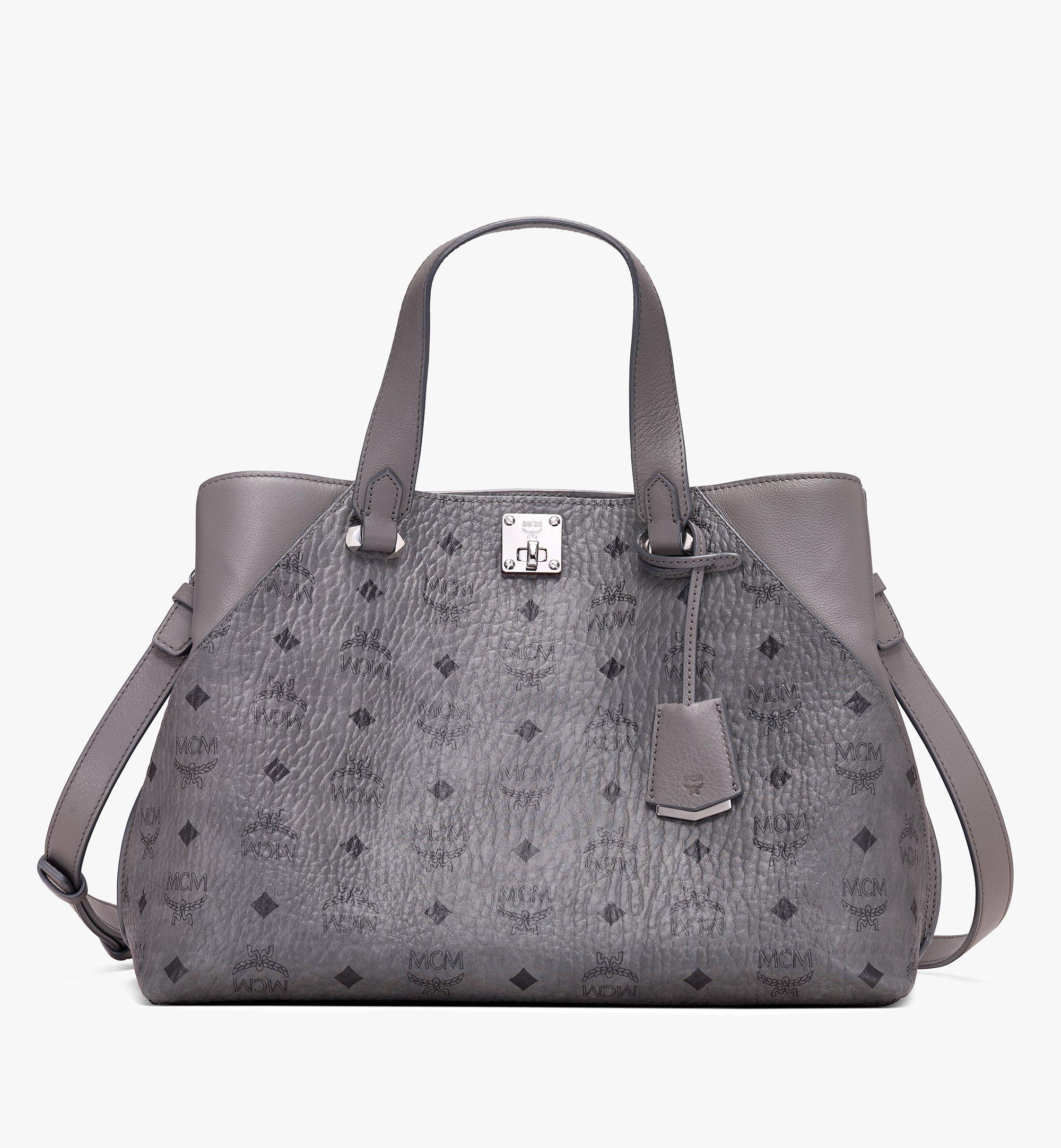 mcm grey tote