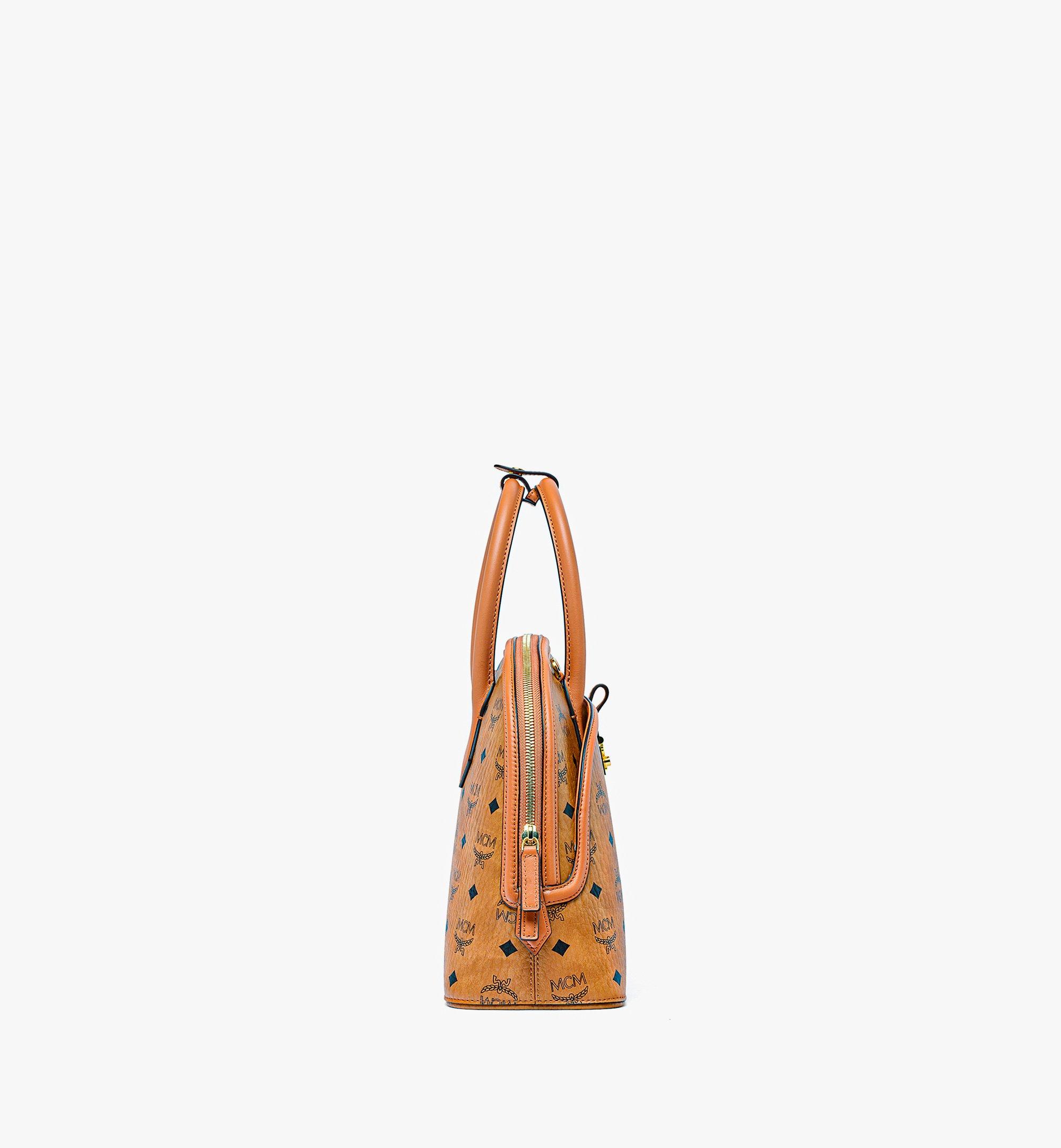 MCM Tracy Tote in Visetos Cognac MWTBSNN01CO001 Alternate View 1