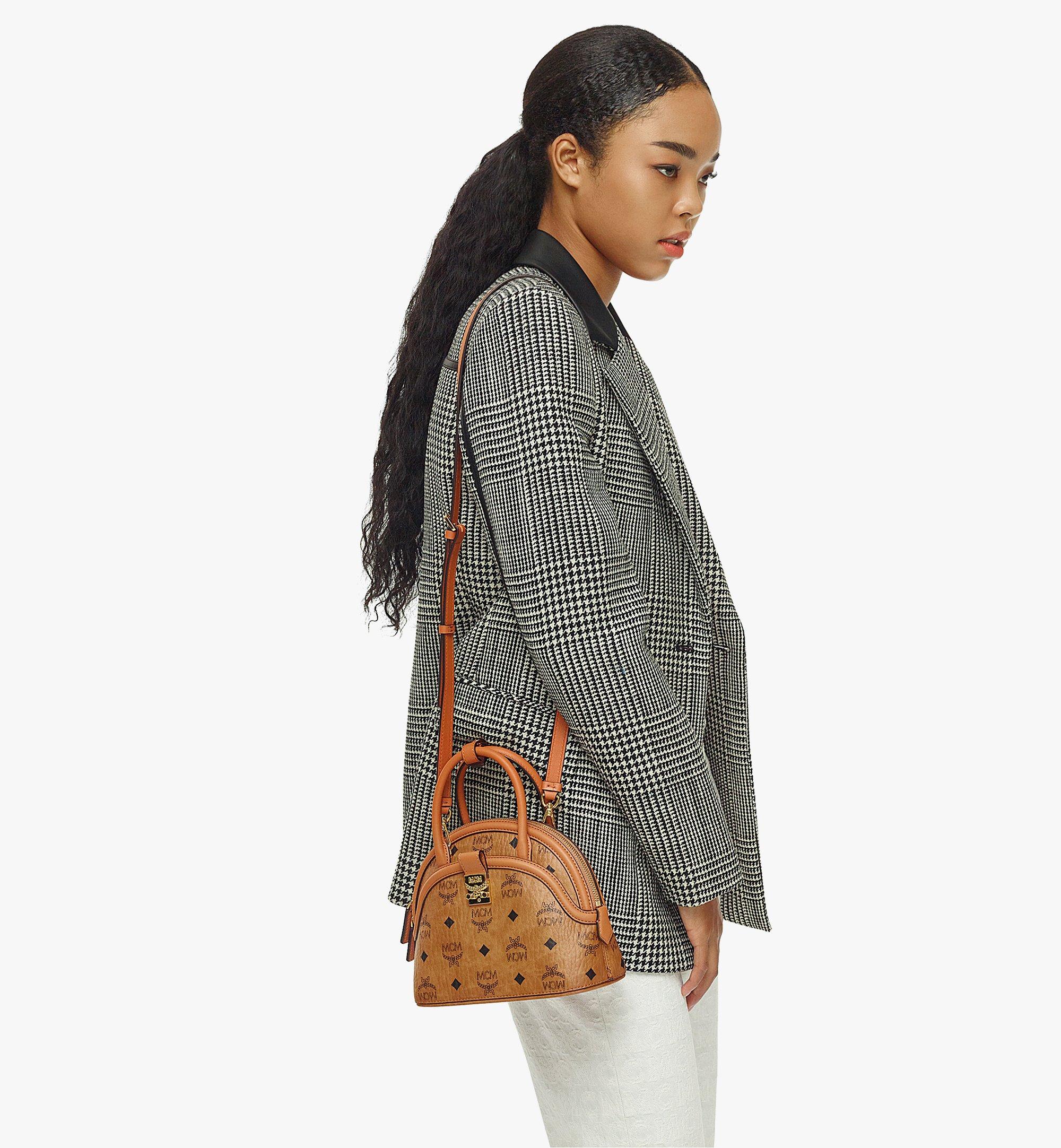 Small Tracy Tote in Visetos Cognac | MCM ®TW