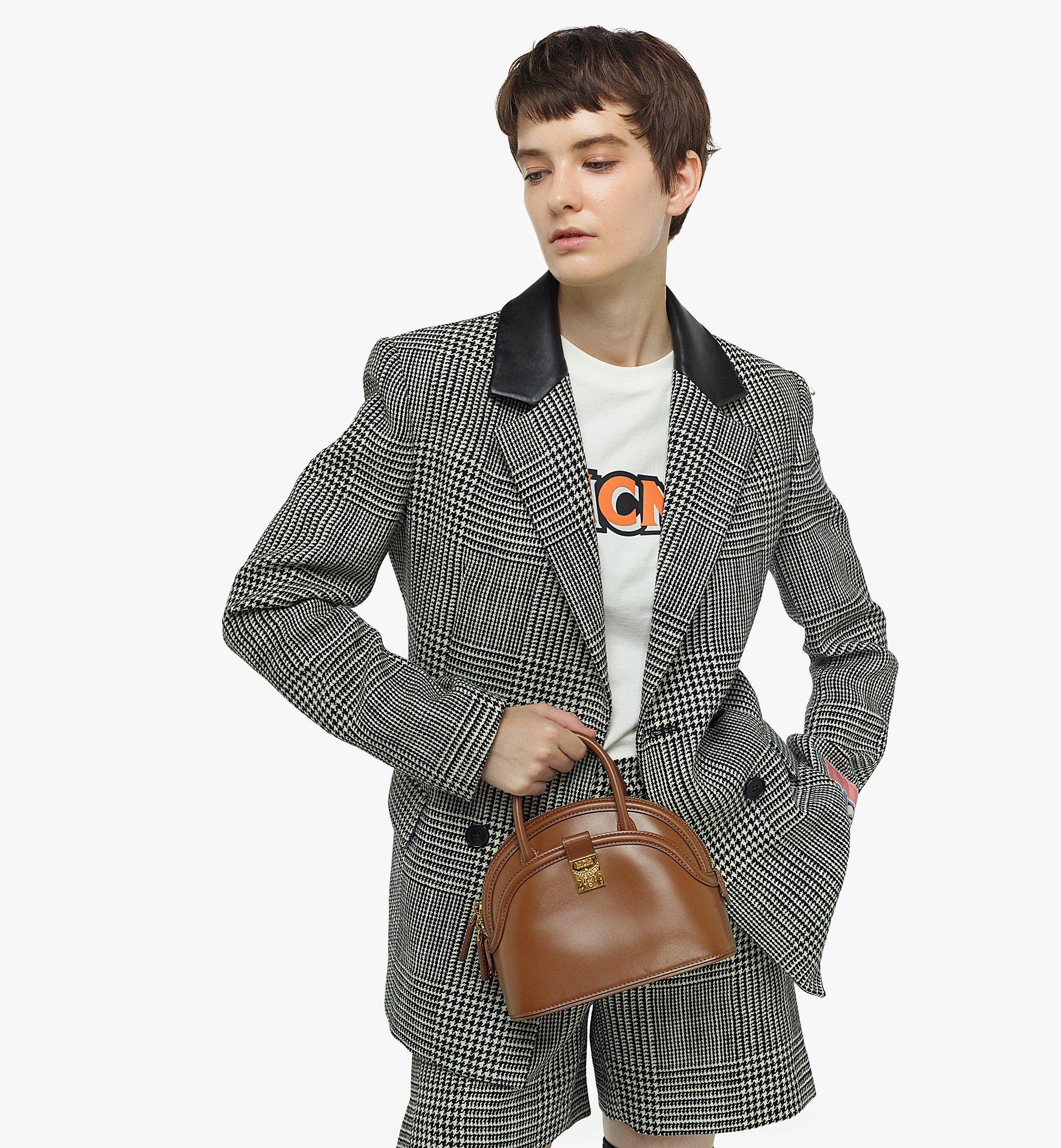 Small Tracy Tote in Spanish Leather Brown | MCM ®DE