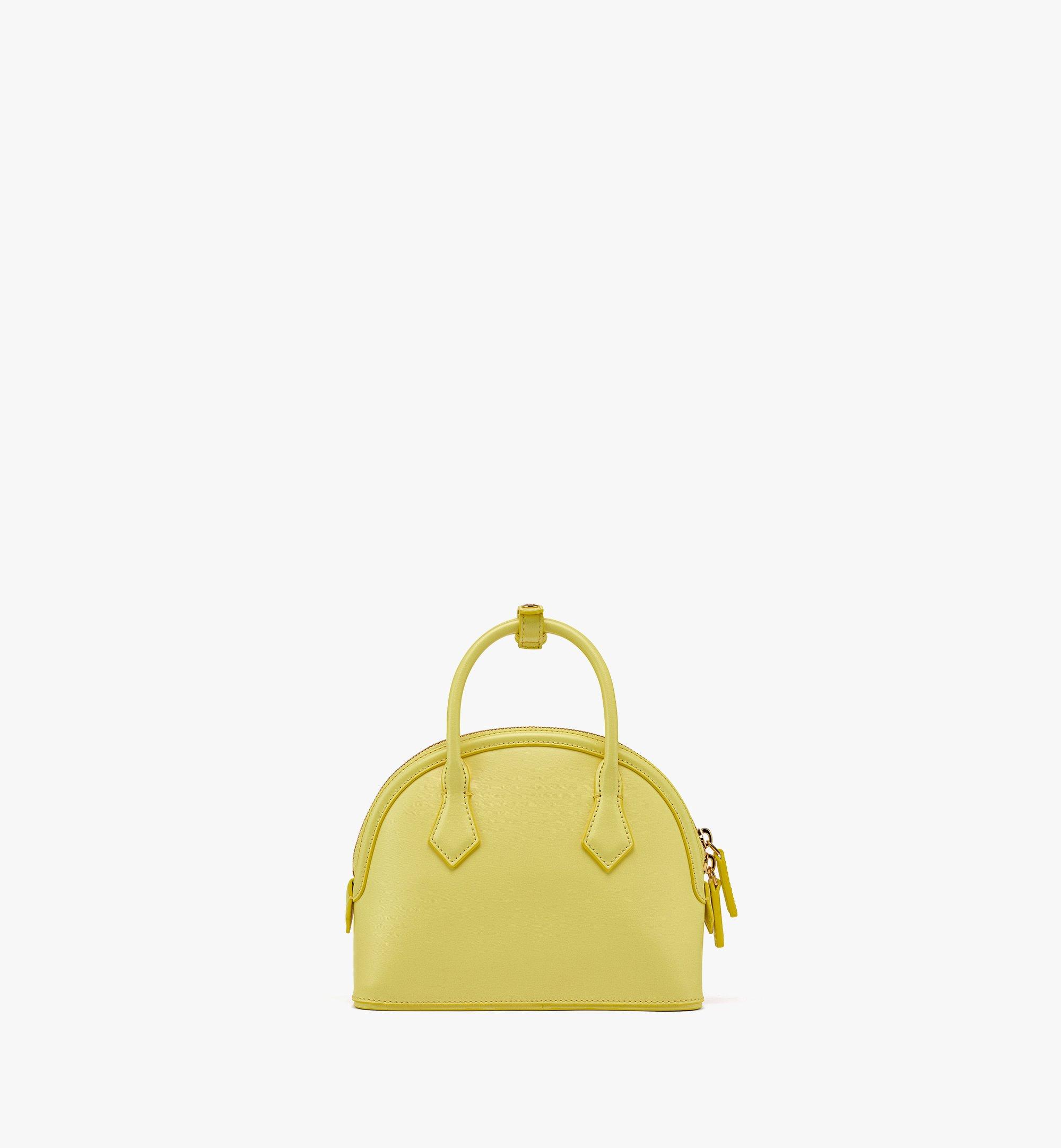 MCM Anna Tote in Spanish Leather Yellow MWTBSNN04Y4001 Alternate View 3