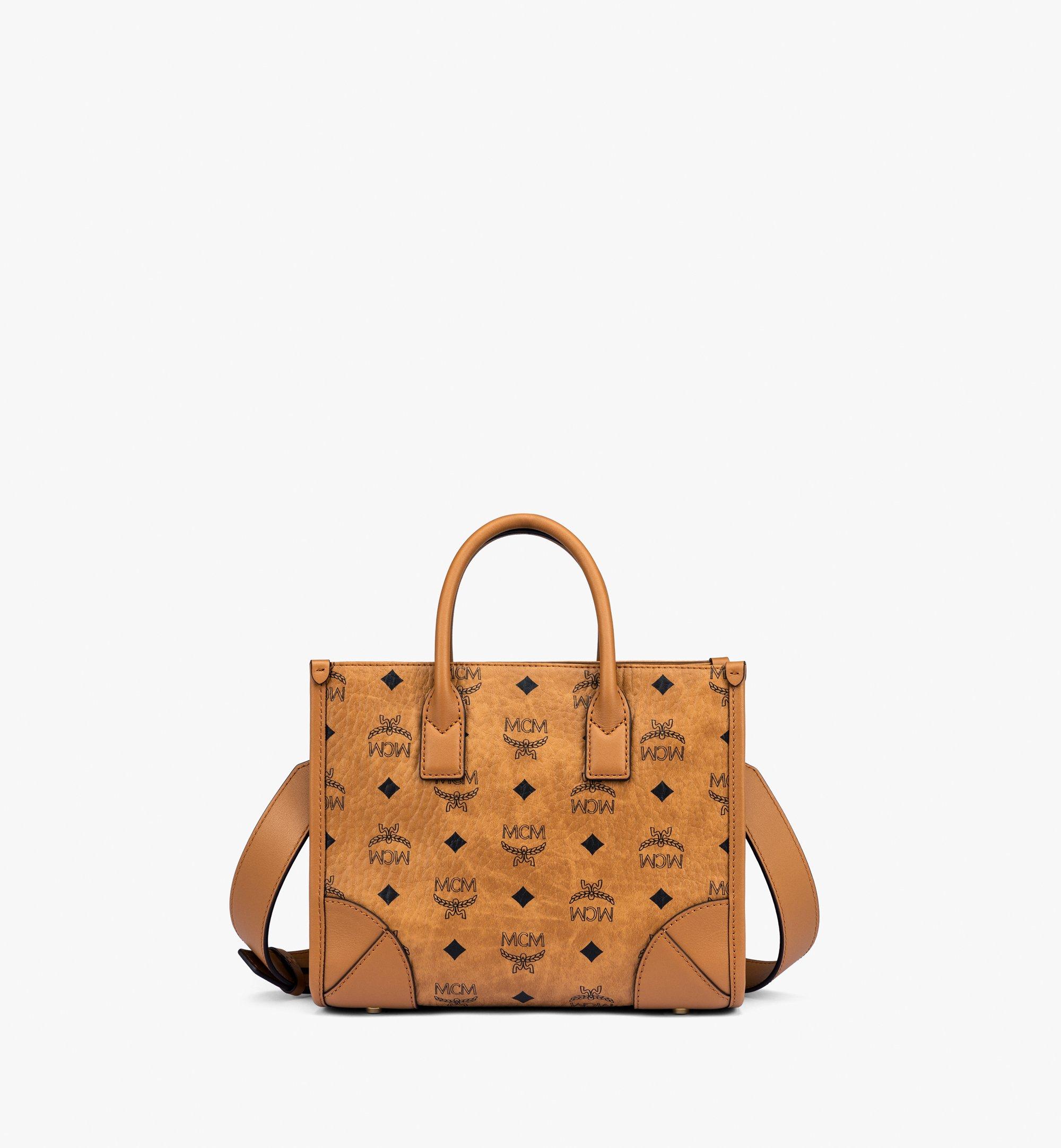 Large München Tote in Visetos Cognac