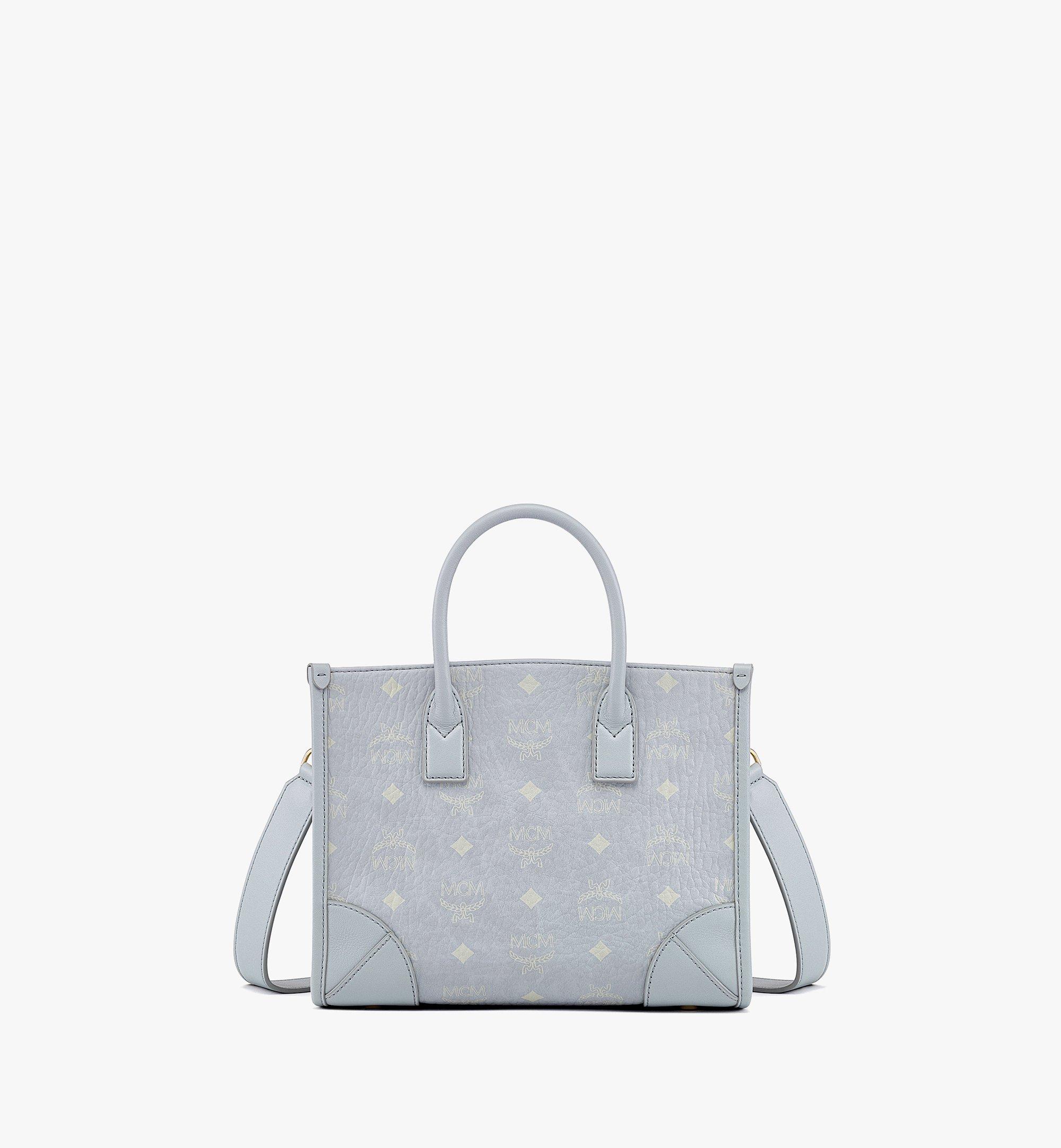 Mcm München Tote In Visetos In Misty Gray Visetos | ModeSens