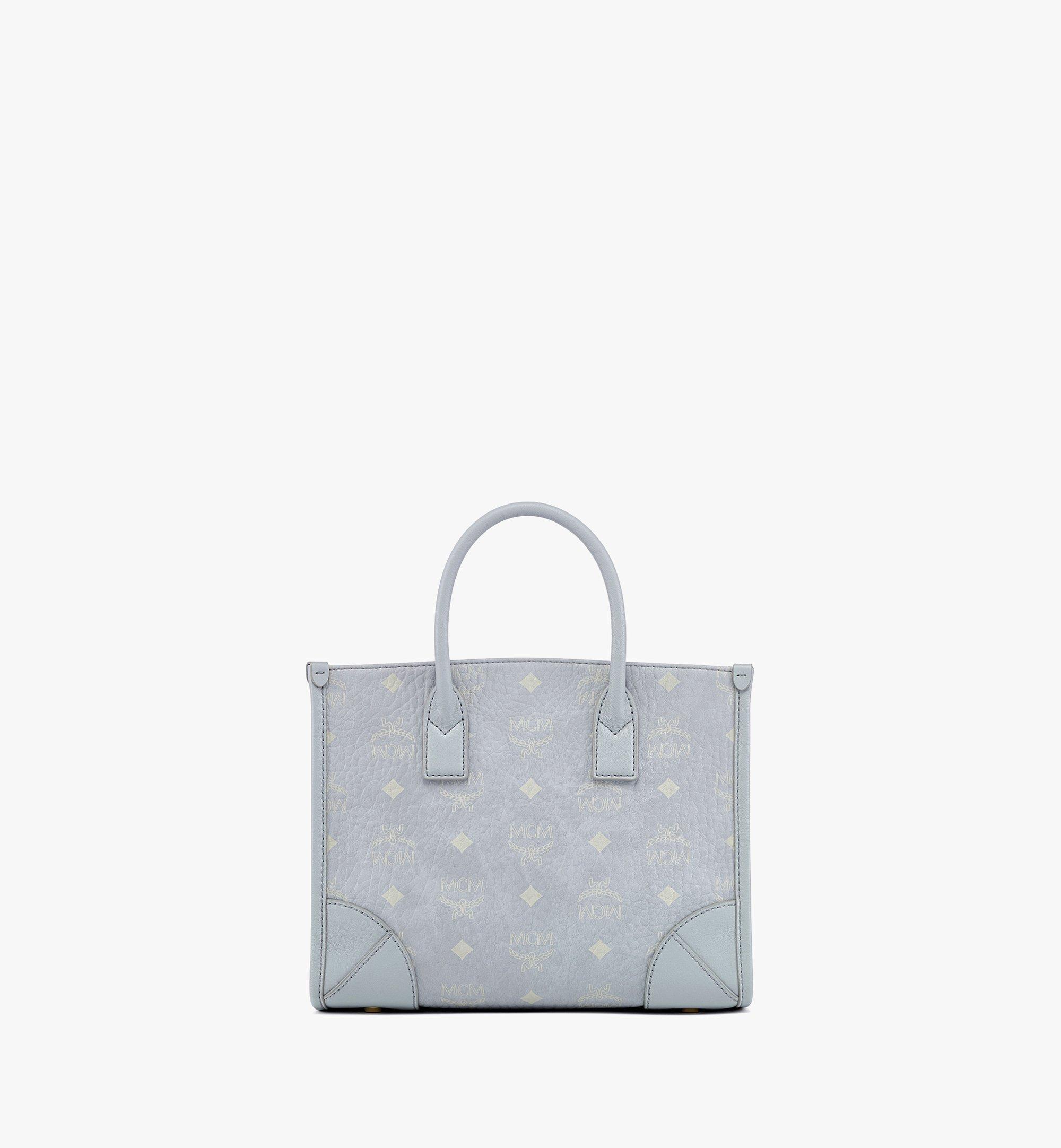 Grey store mcm bag