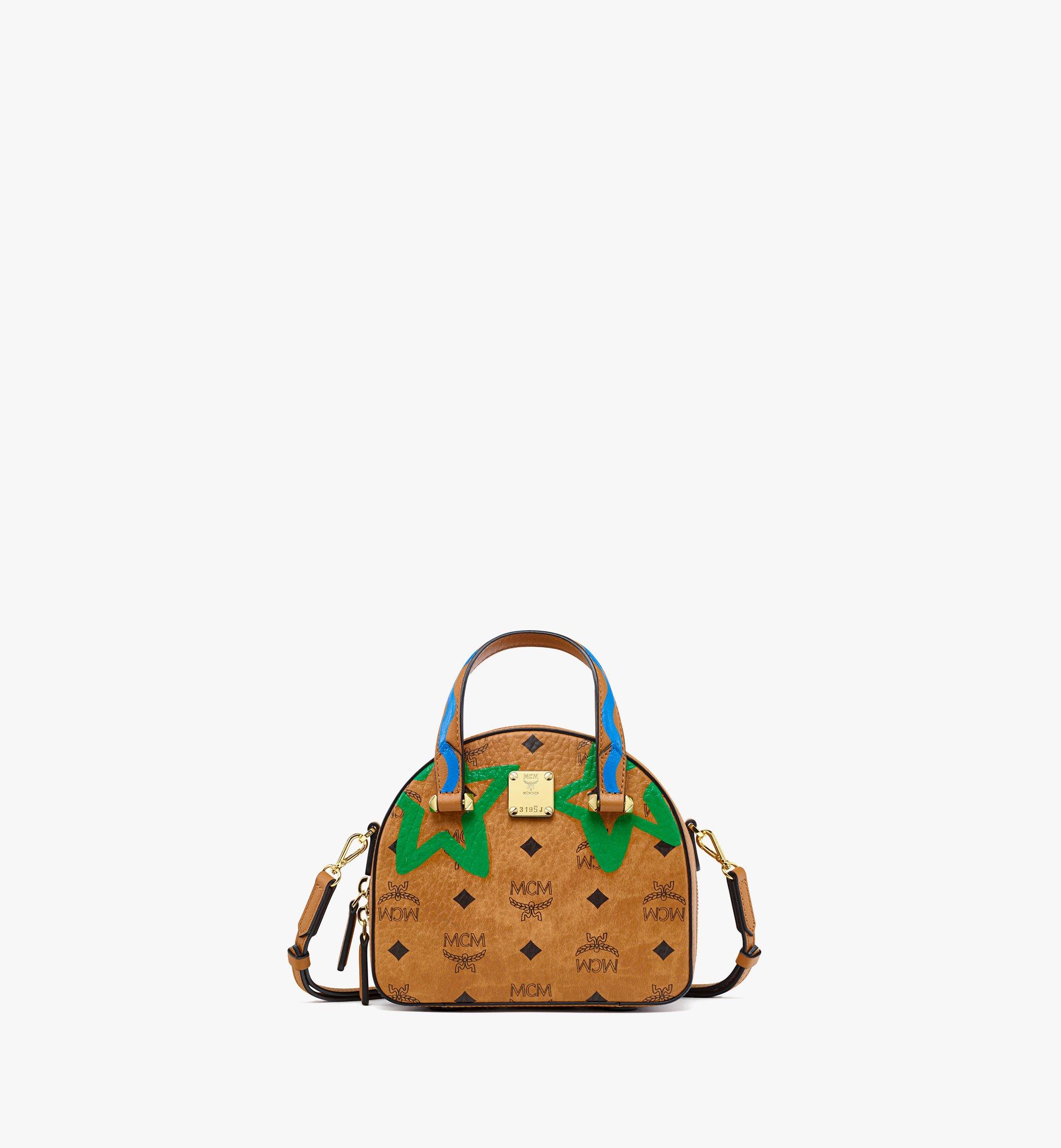 MCM Fun & Joy Visetos半月形手提包 Cognac MWTCAUP19CO001 更多视角 1