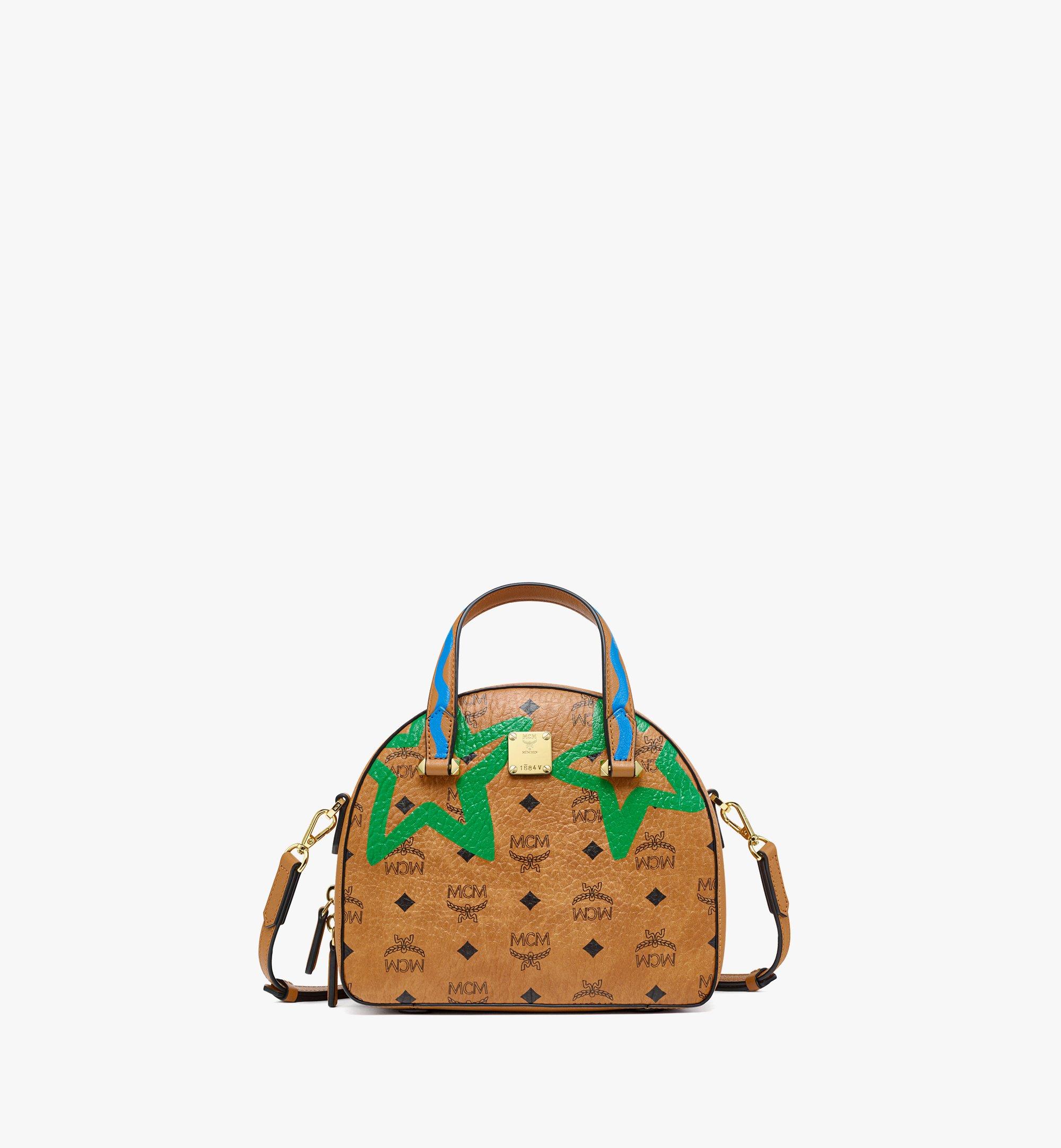 MCM Fun & Joy Visetos半月形手提包 Cognac MWTCAUP21CO001 更多视角 1