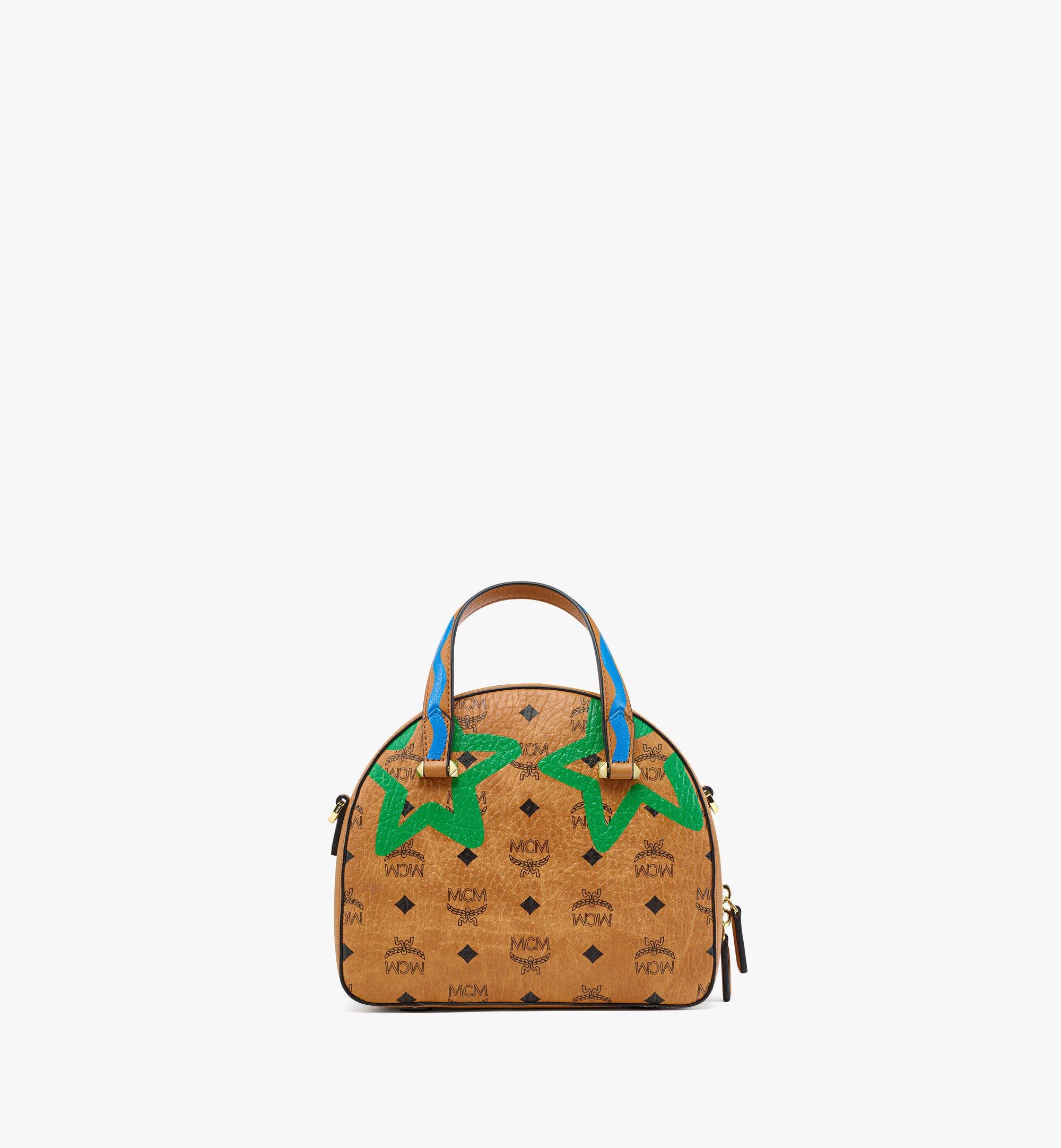 MCM Fun & Joy Visetos半月形手提包 Cognac MWTCAUP21CO001 更多视角 3